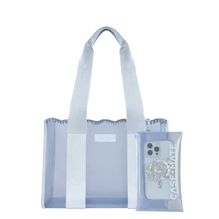 CASE MATE Medium Carolina Blue Crochet Wave