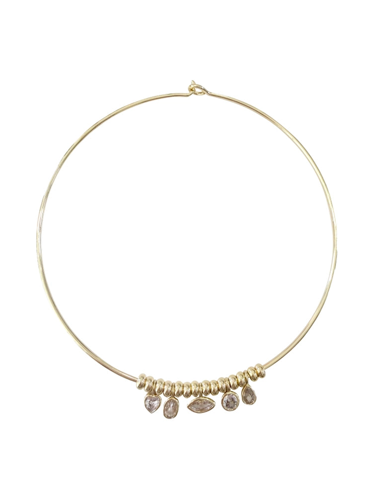 Wren Collar Necklace Gold