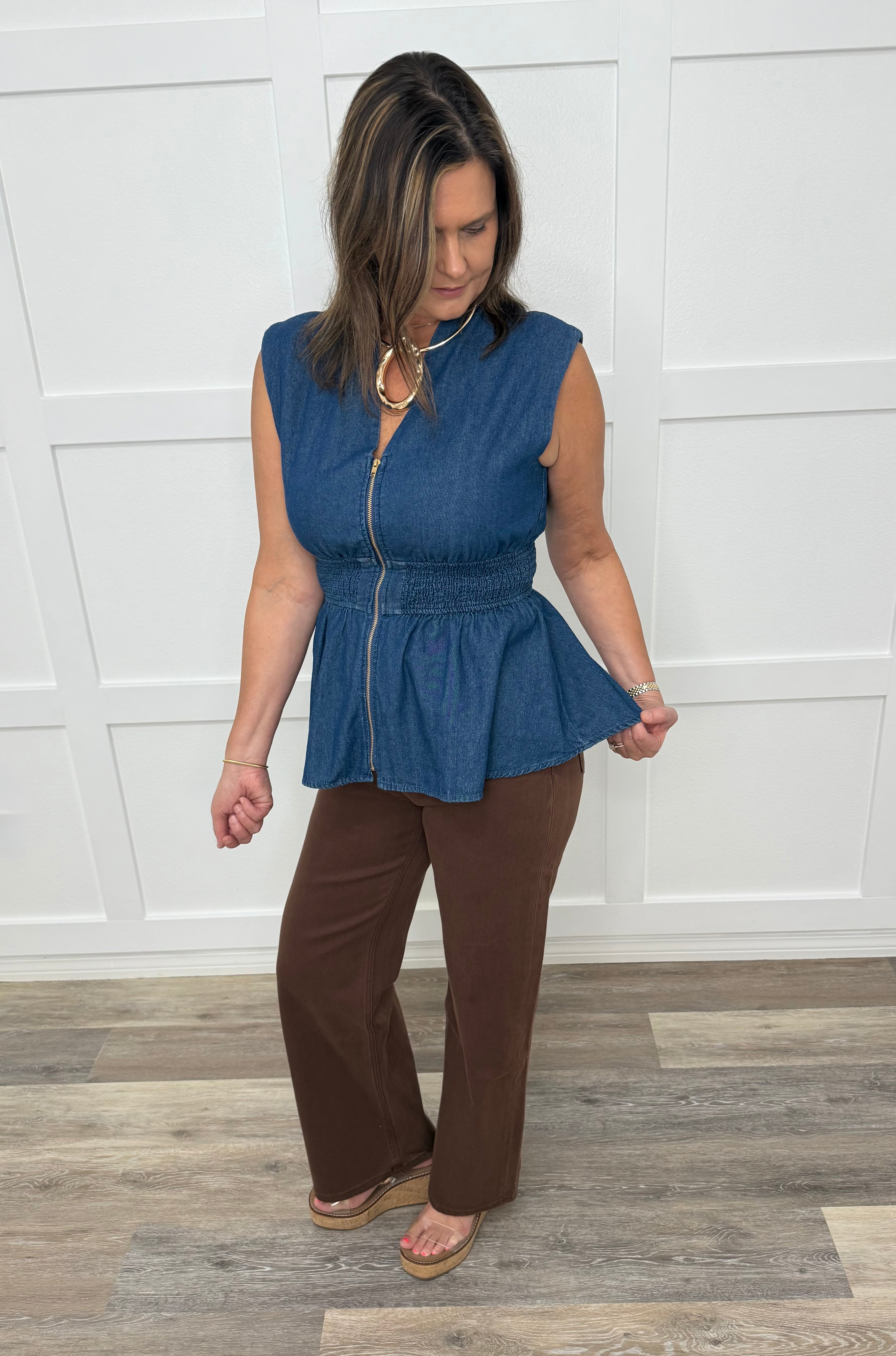 The Indigo Charm Top