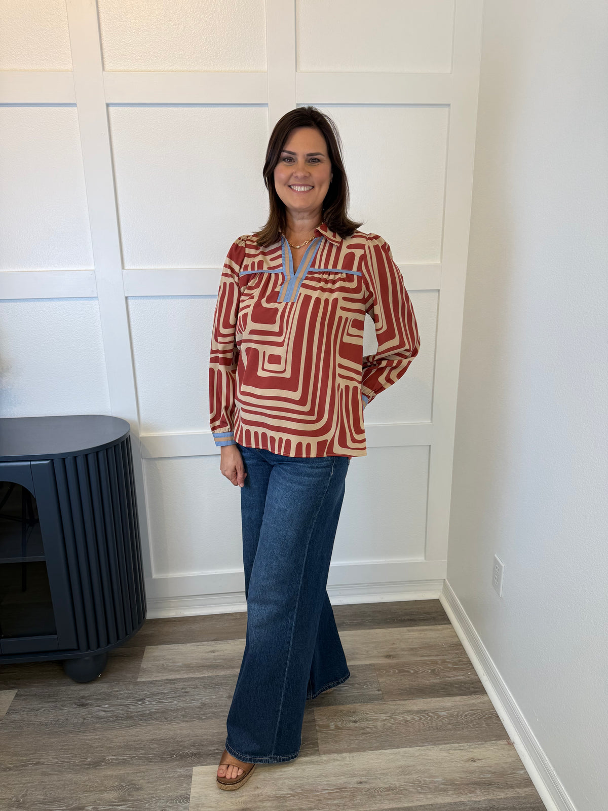 Marsala Muse Top