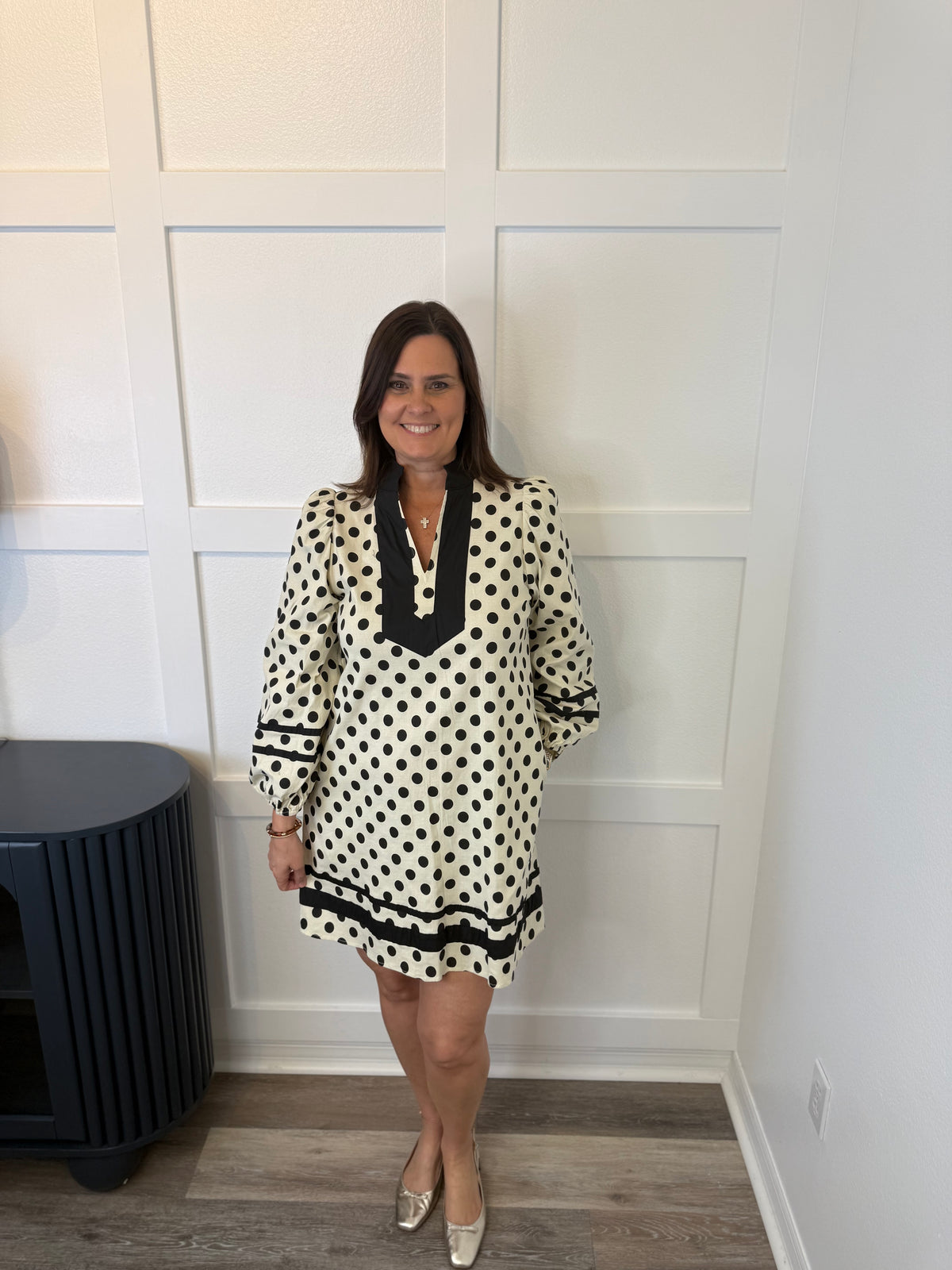 Black Polka Dot Dress