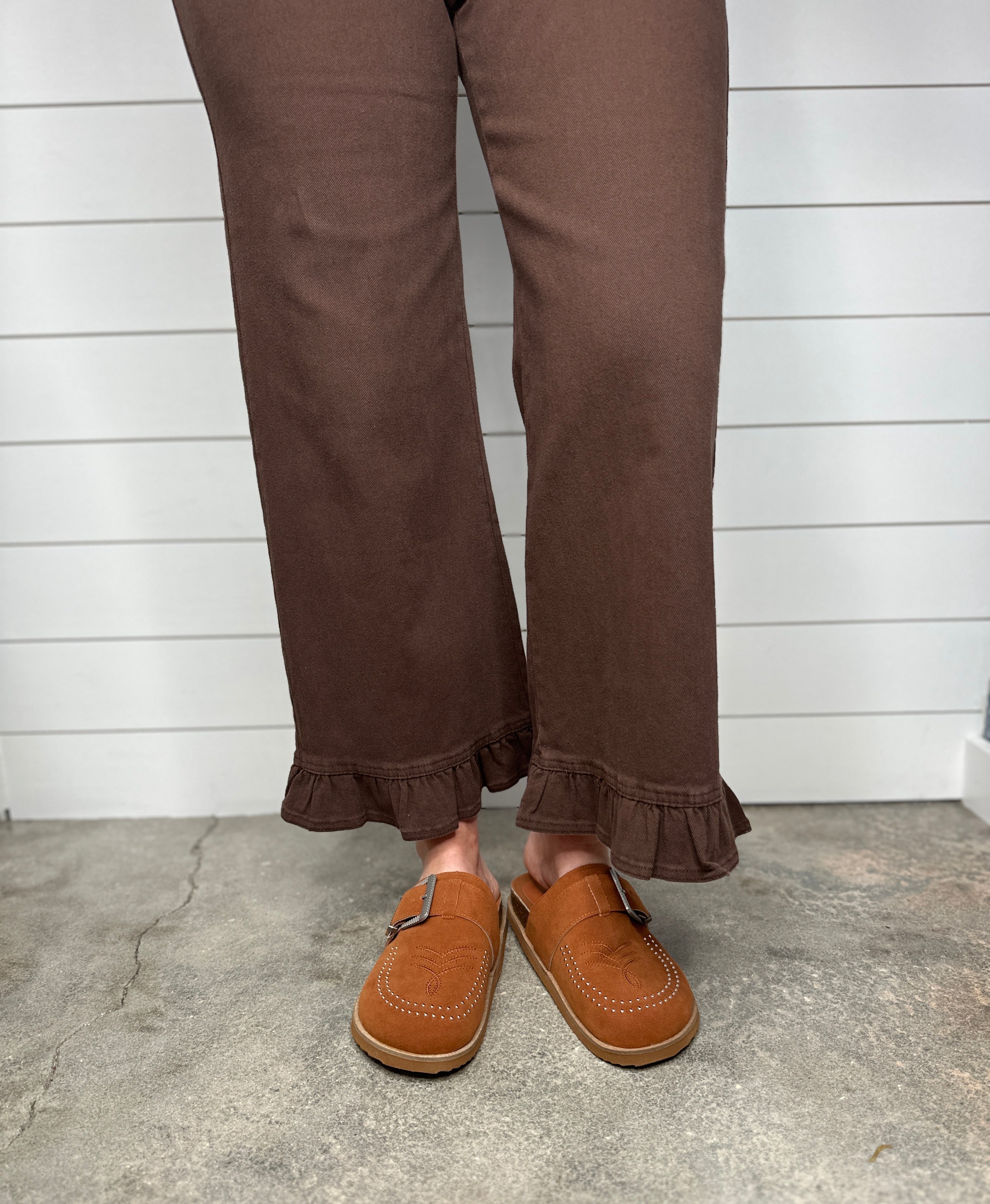 The Cocoa Ruffle Crop