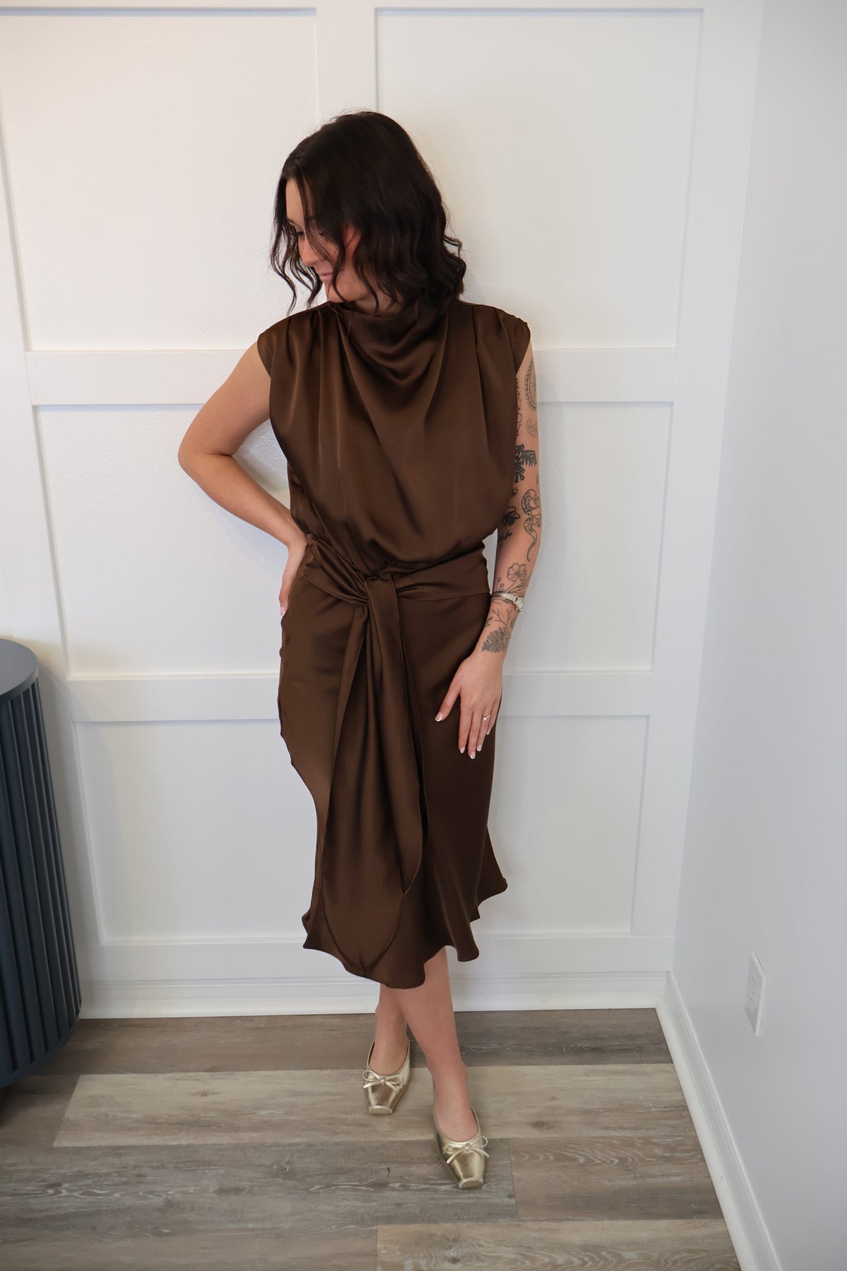 Elegant Satin Dress