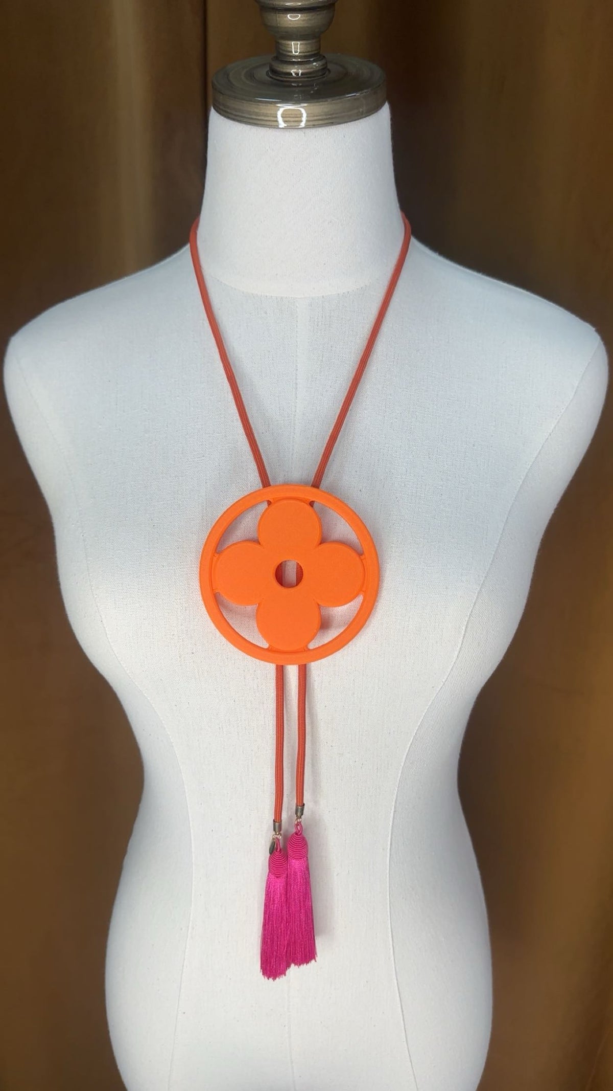 Clover Bolo Orange Citrus with Solar Orange & Fuchsia