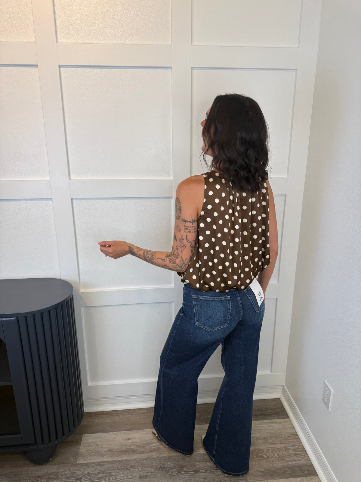Cocoa Dot Blouse