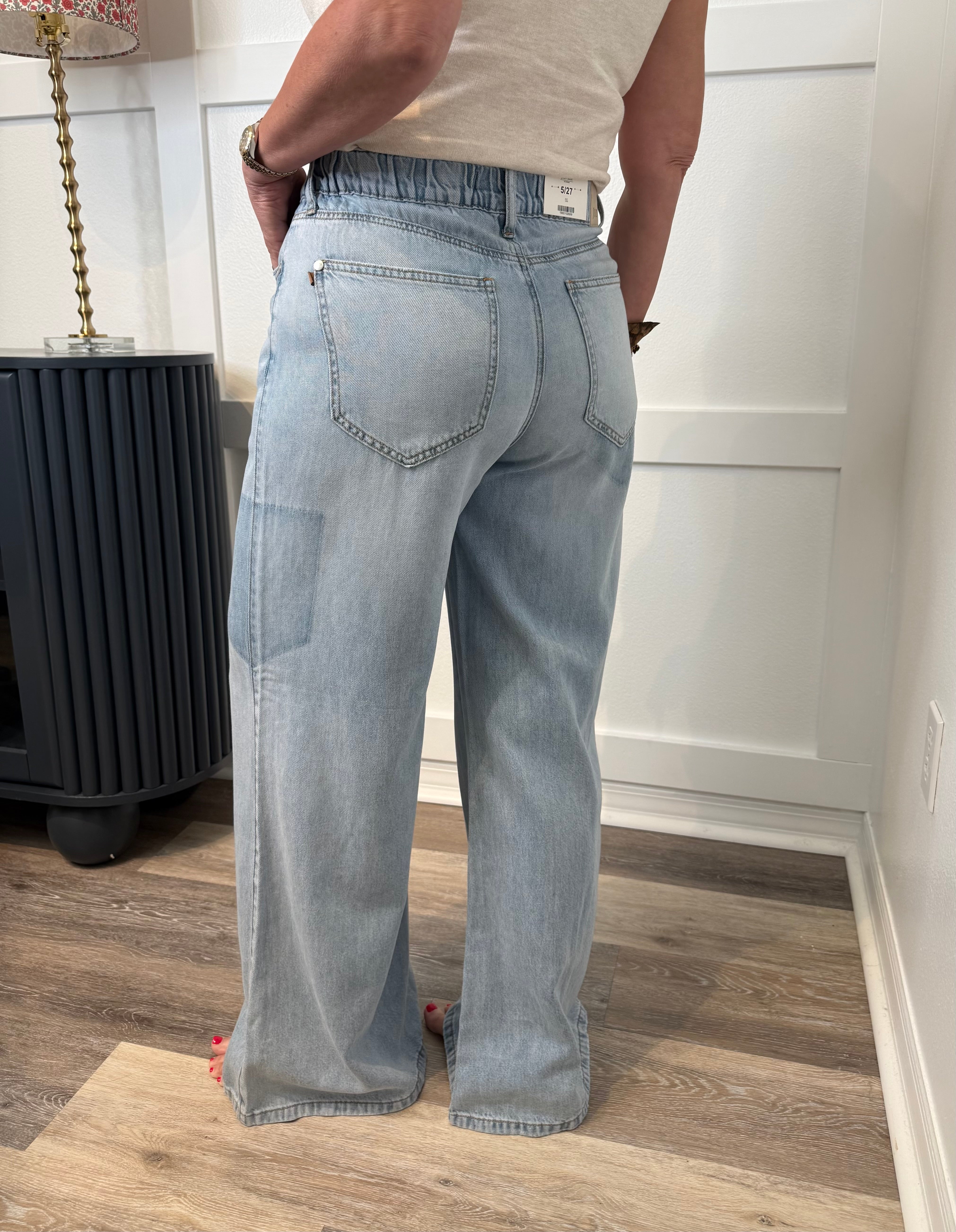 JUDY BLUE High-Waisted Palazzo Pants