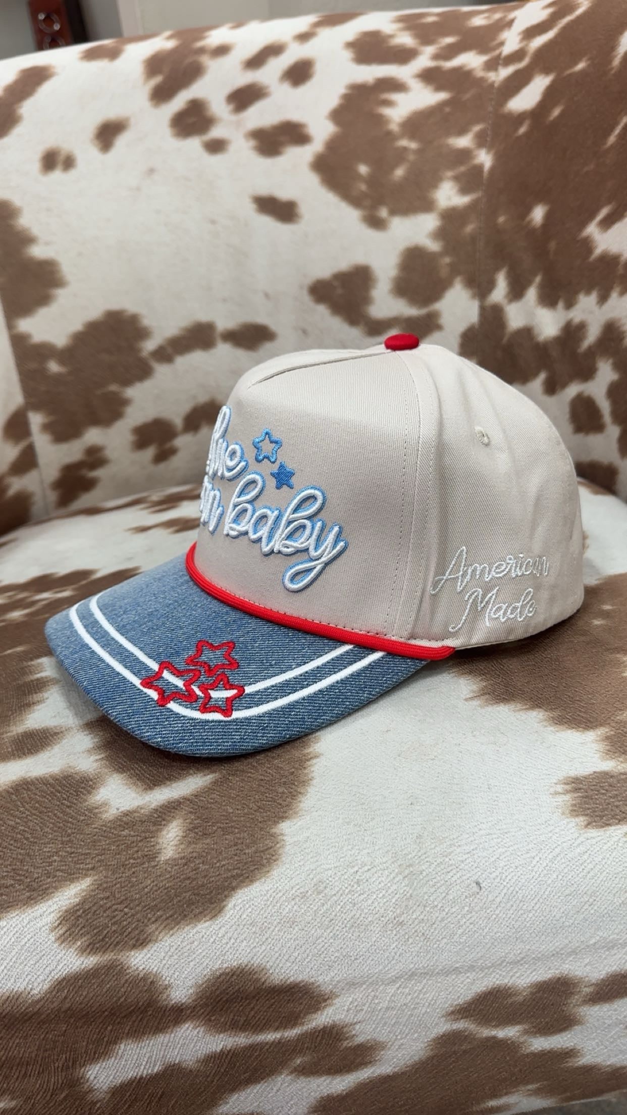 BLUE JEAN BABY HAT