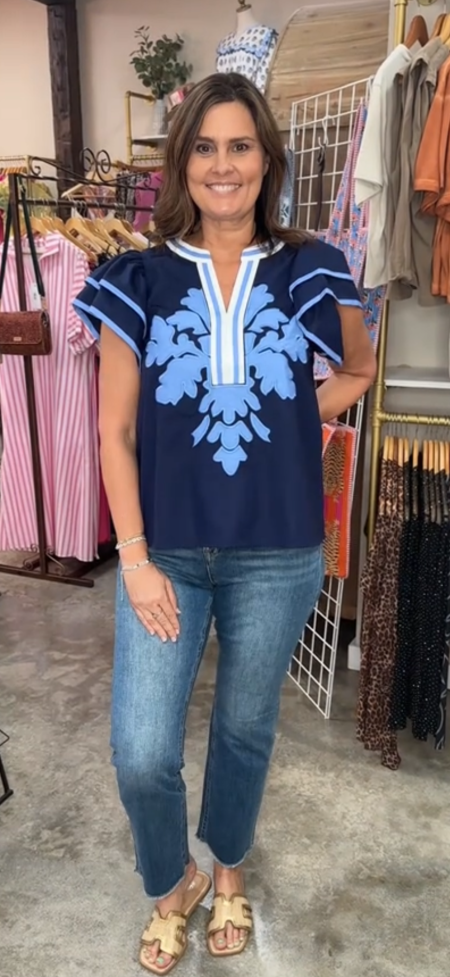 The Indigo Isle Top