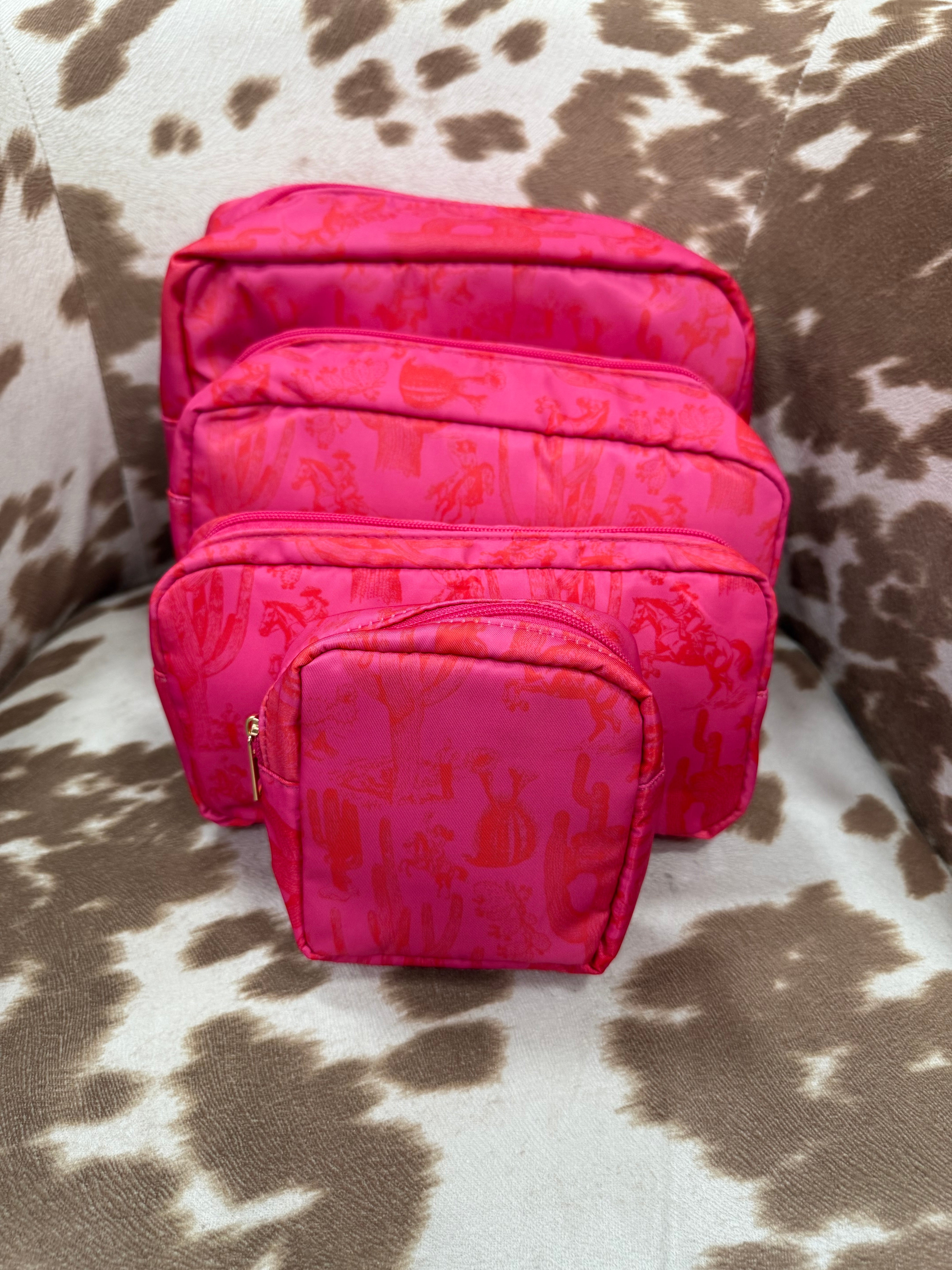 Cactus Cowgirl Make Up Bags