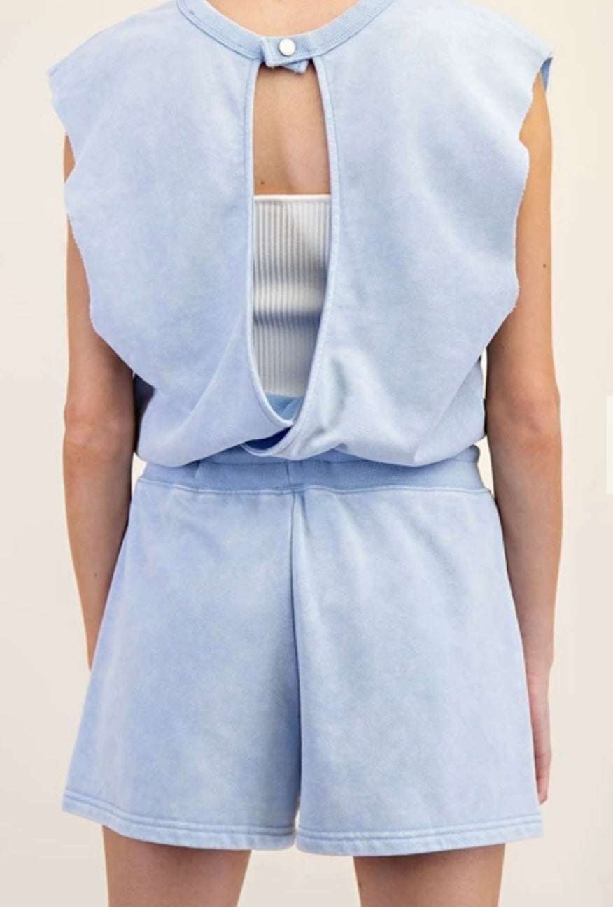 Effortless Mineral Washed Romper