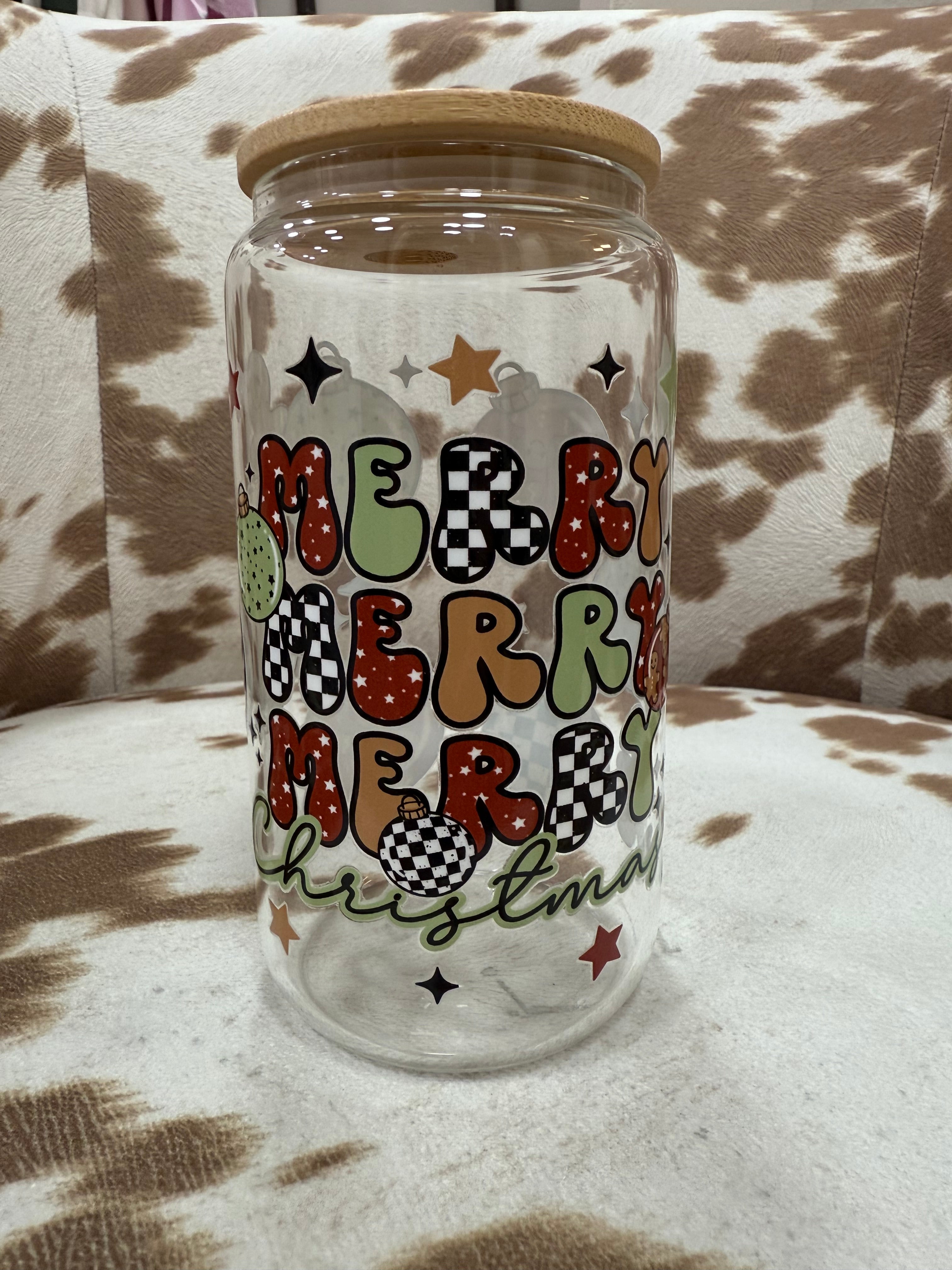 Glass Iced Coffee Tumbler