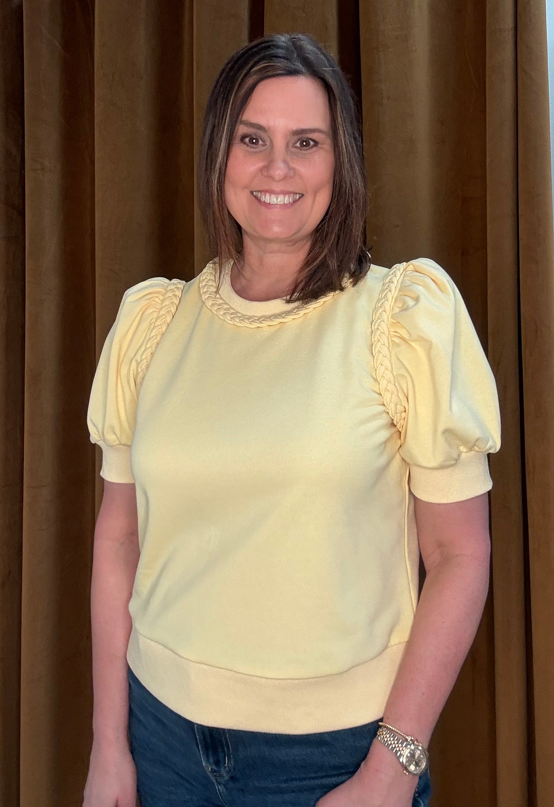 Sunshine Puff Sleeve Top