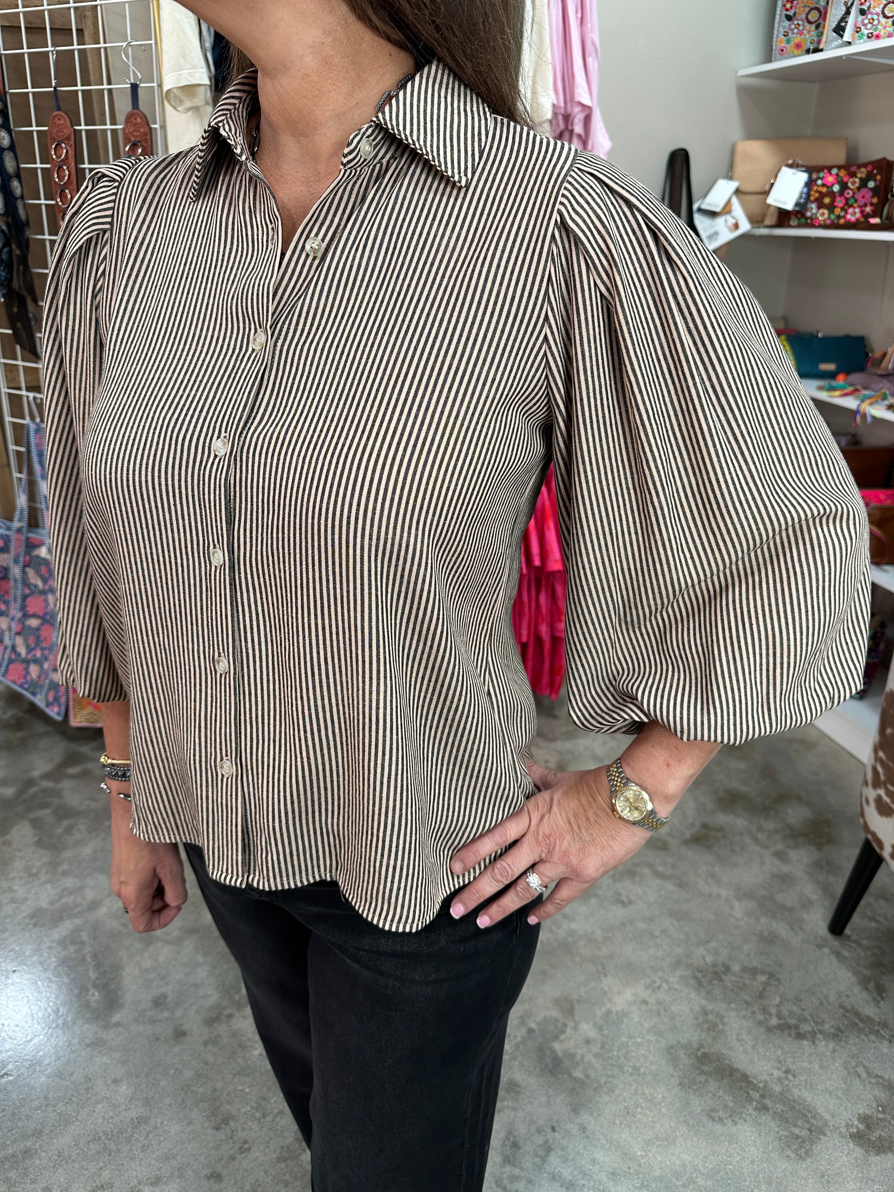 The Coffee Break Blouse