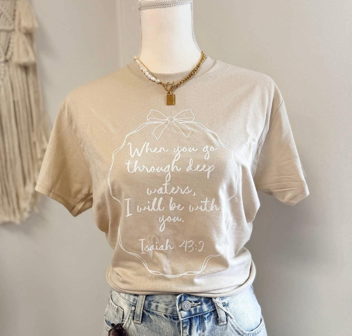 Deep Waters Scripture Tee