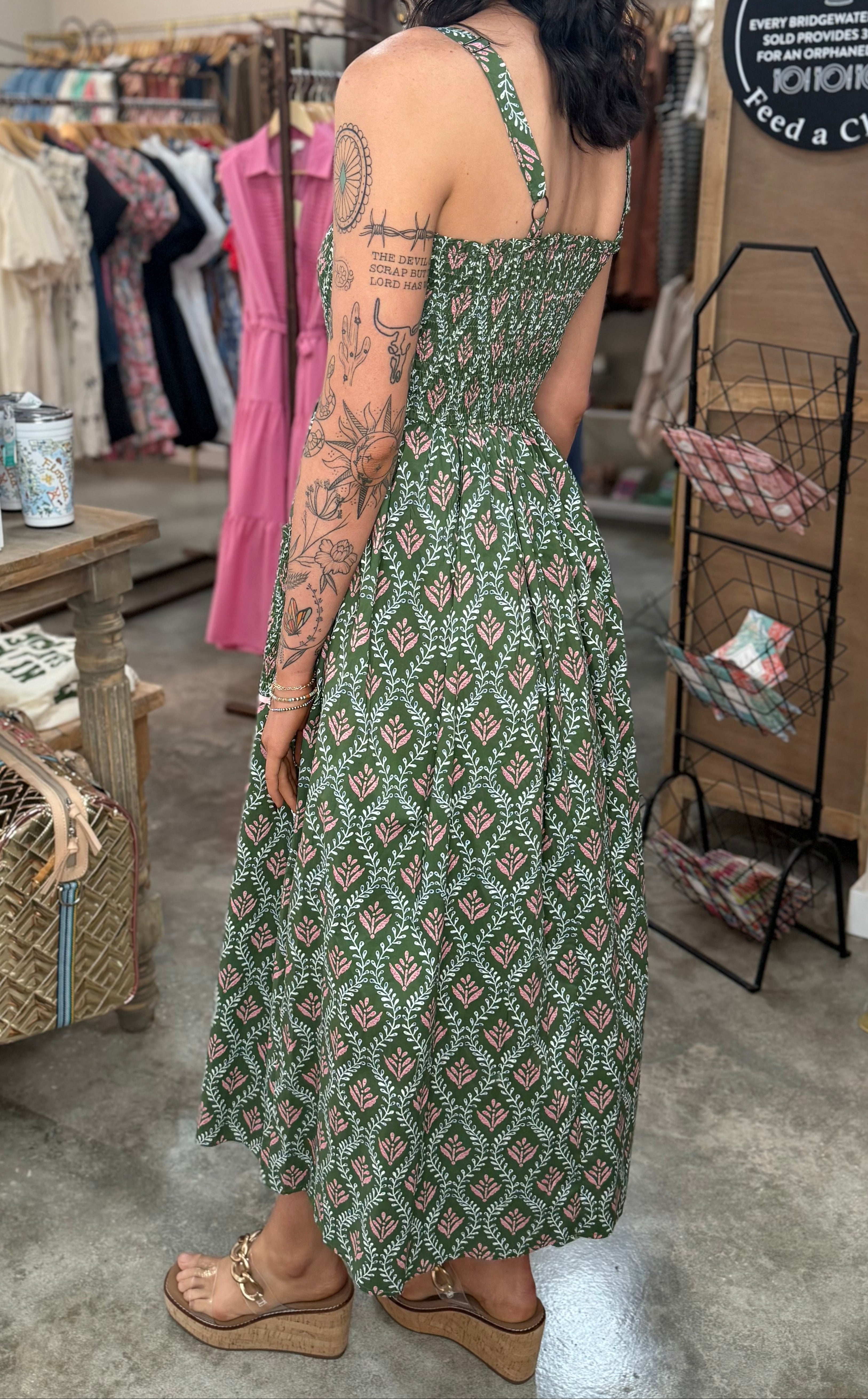 Green Tea Dress