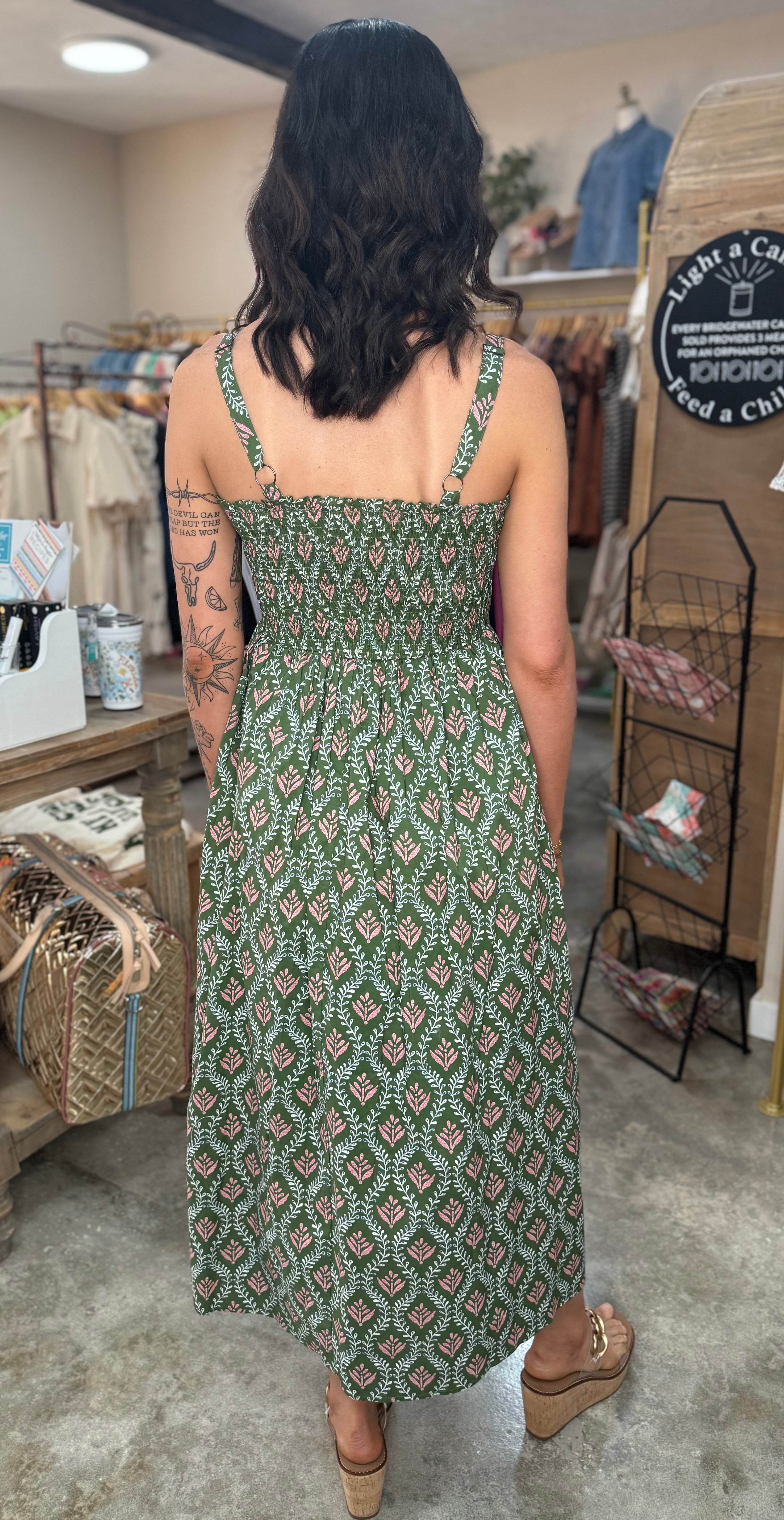 Green Tea Dress