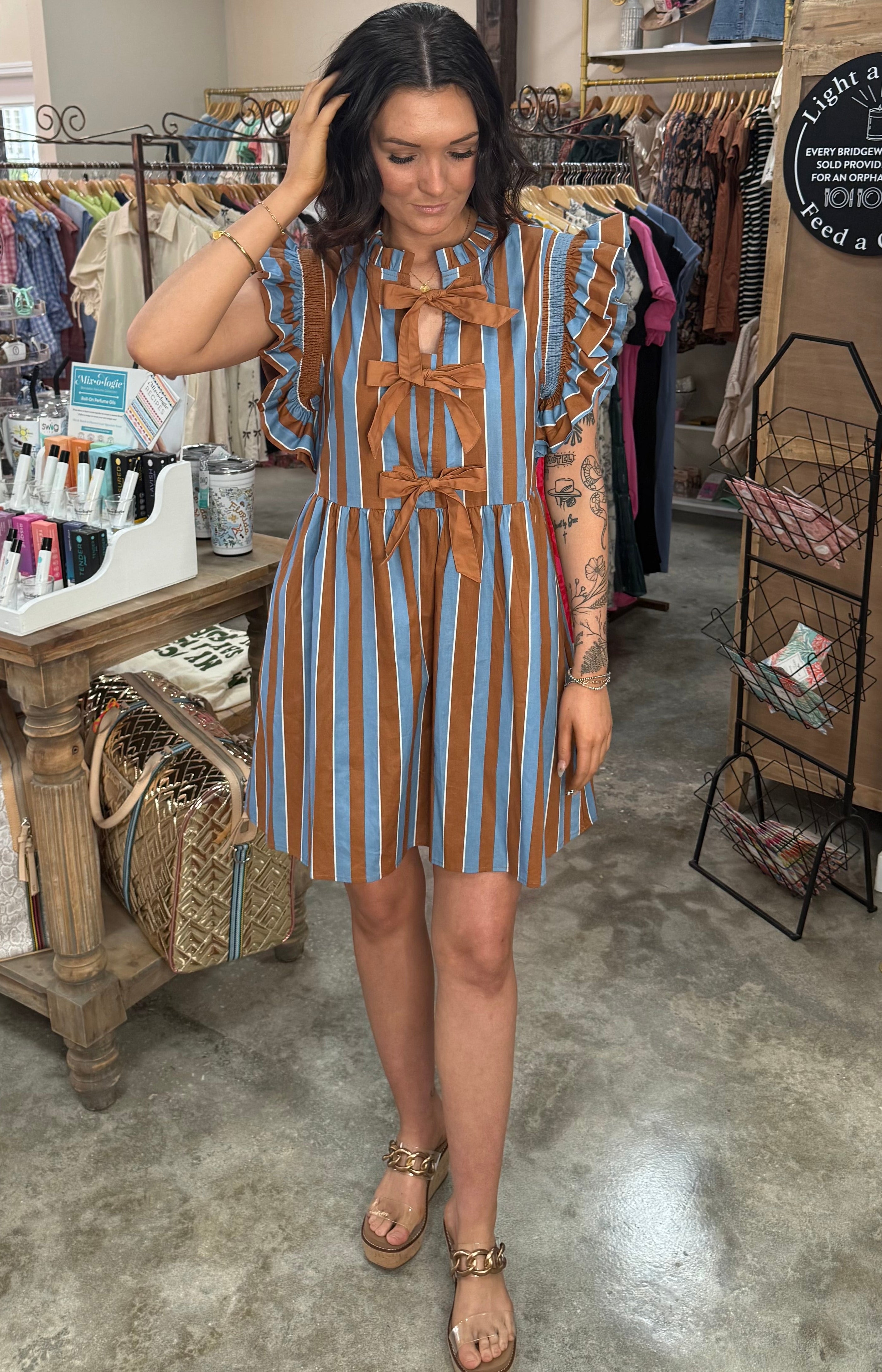 Toffee Twist Dress