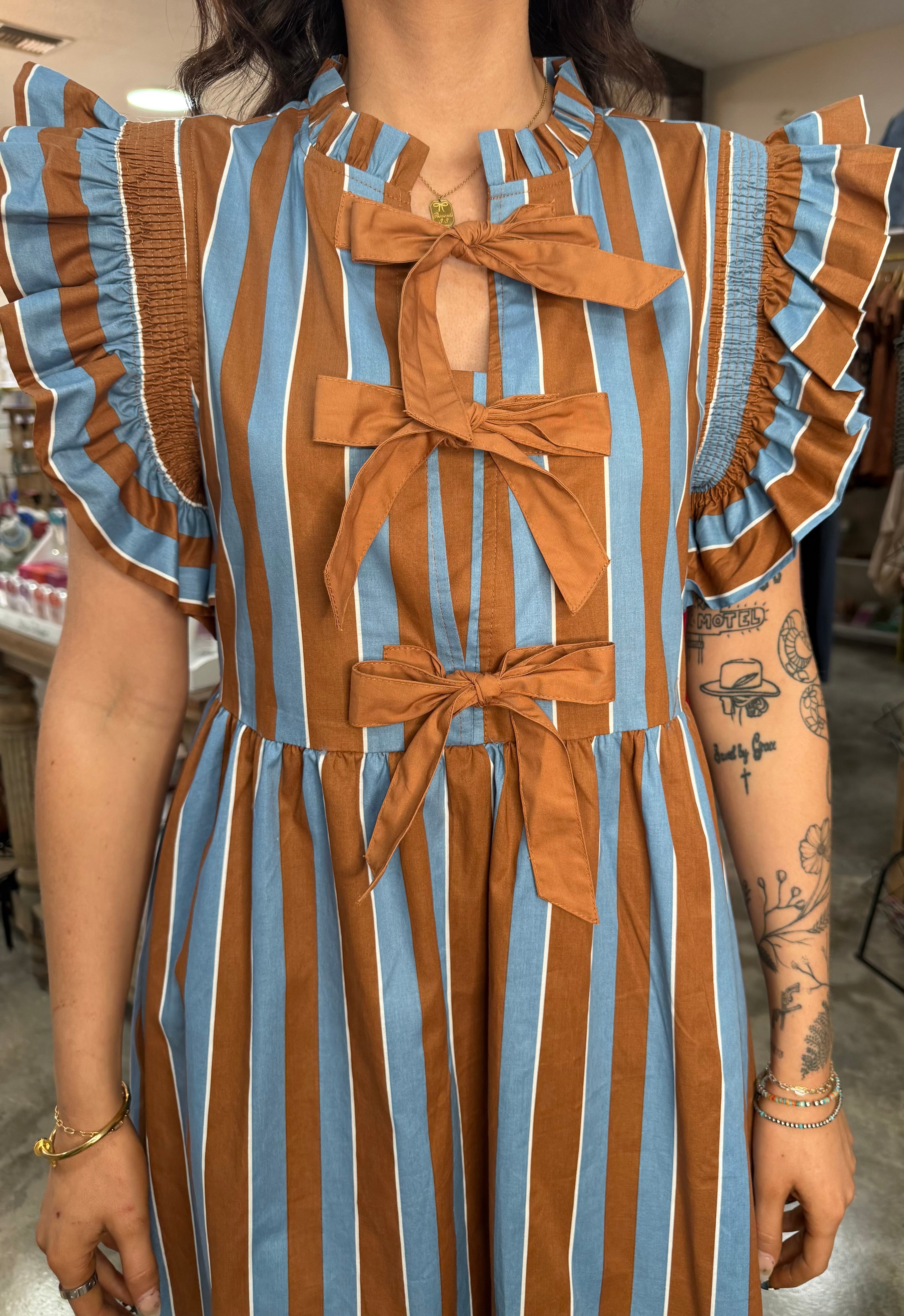Toffee Twist Dress