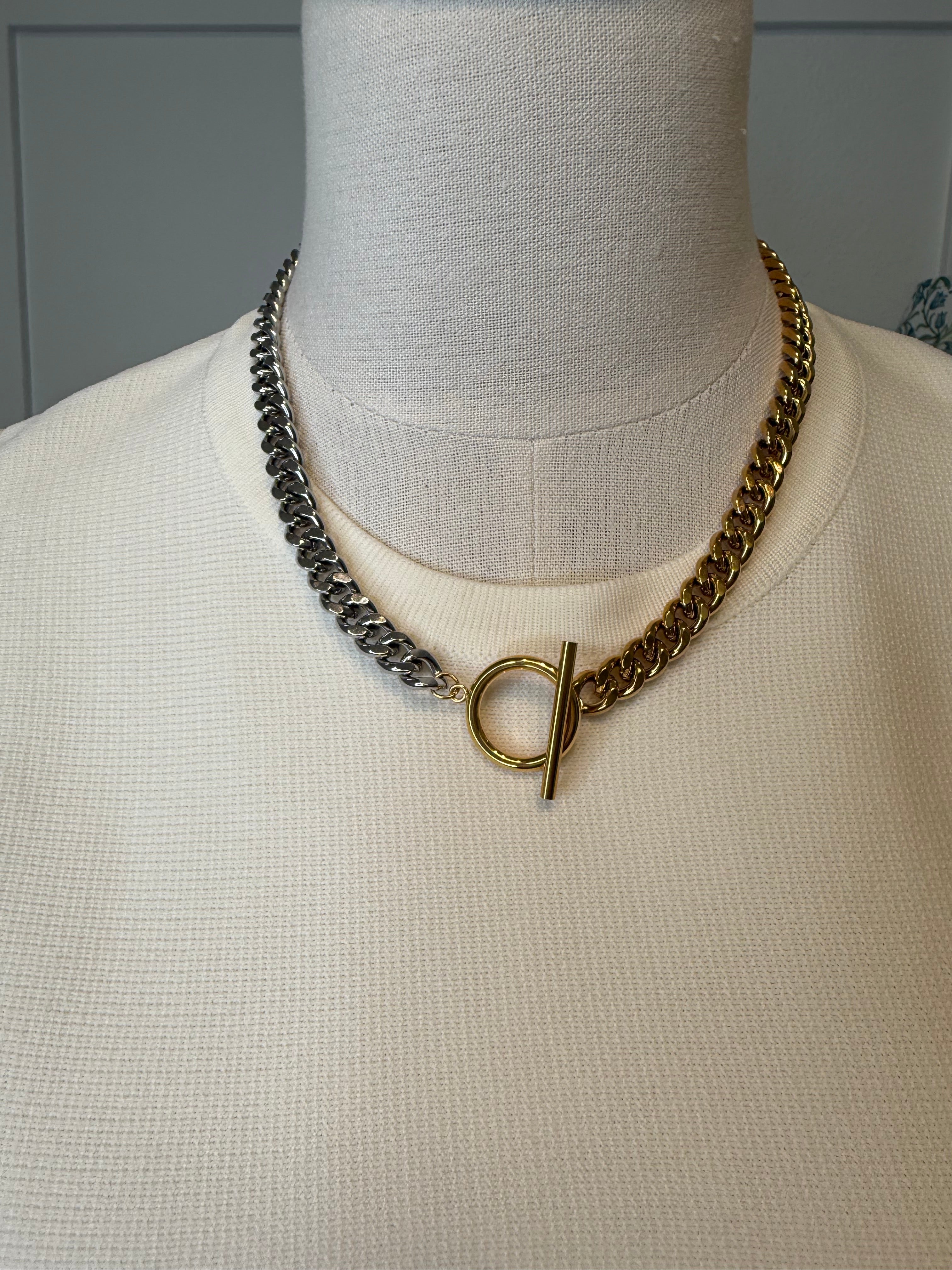 Two Tone Chunk Chain