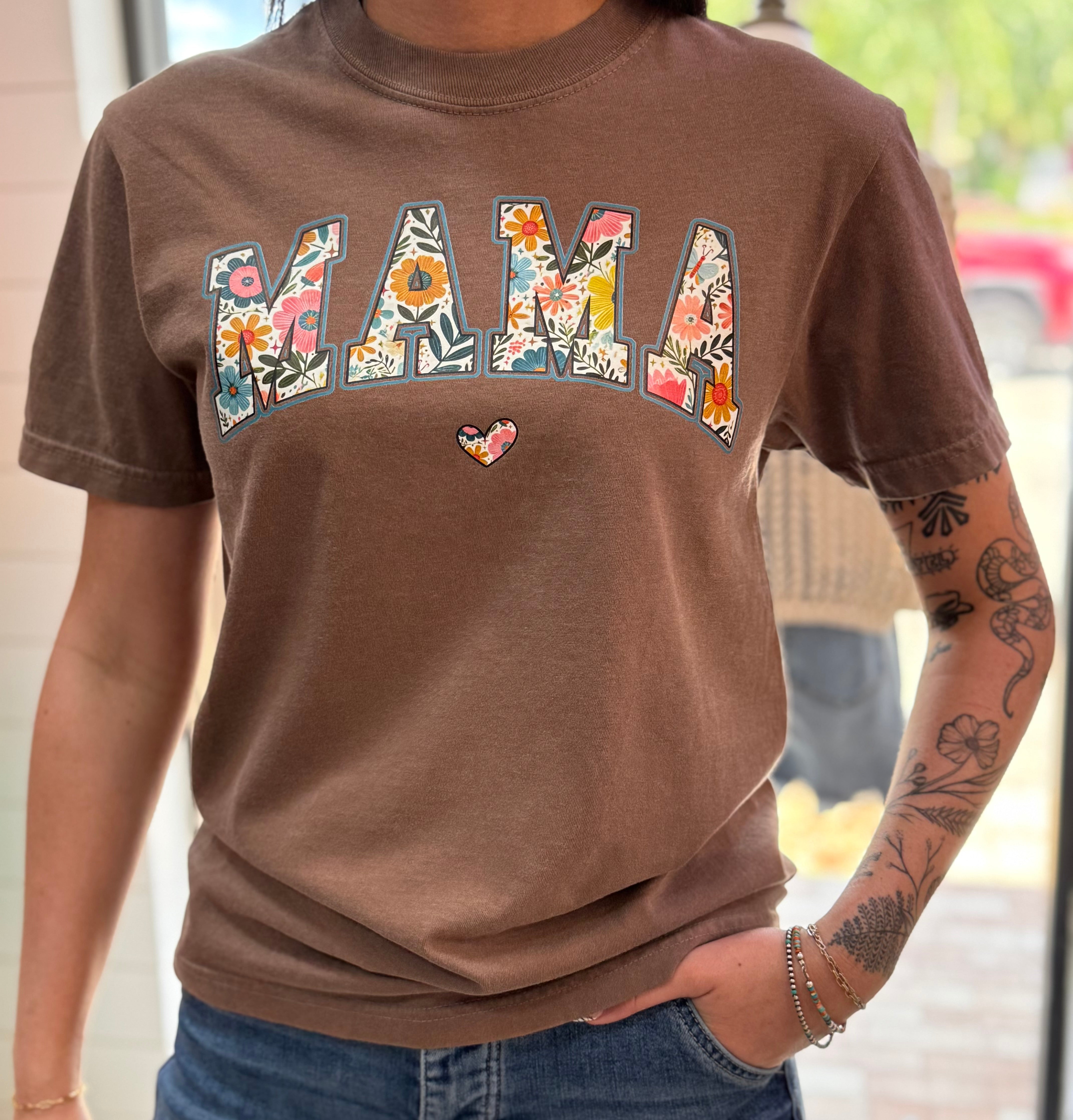 Mama Floral Tee