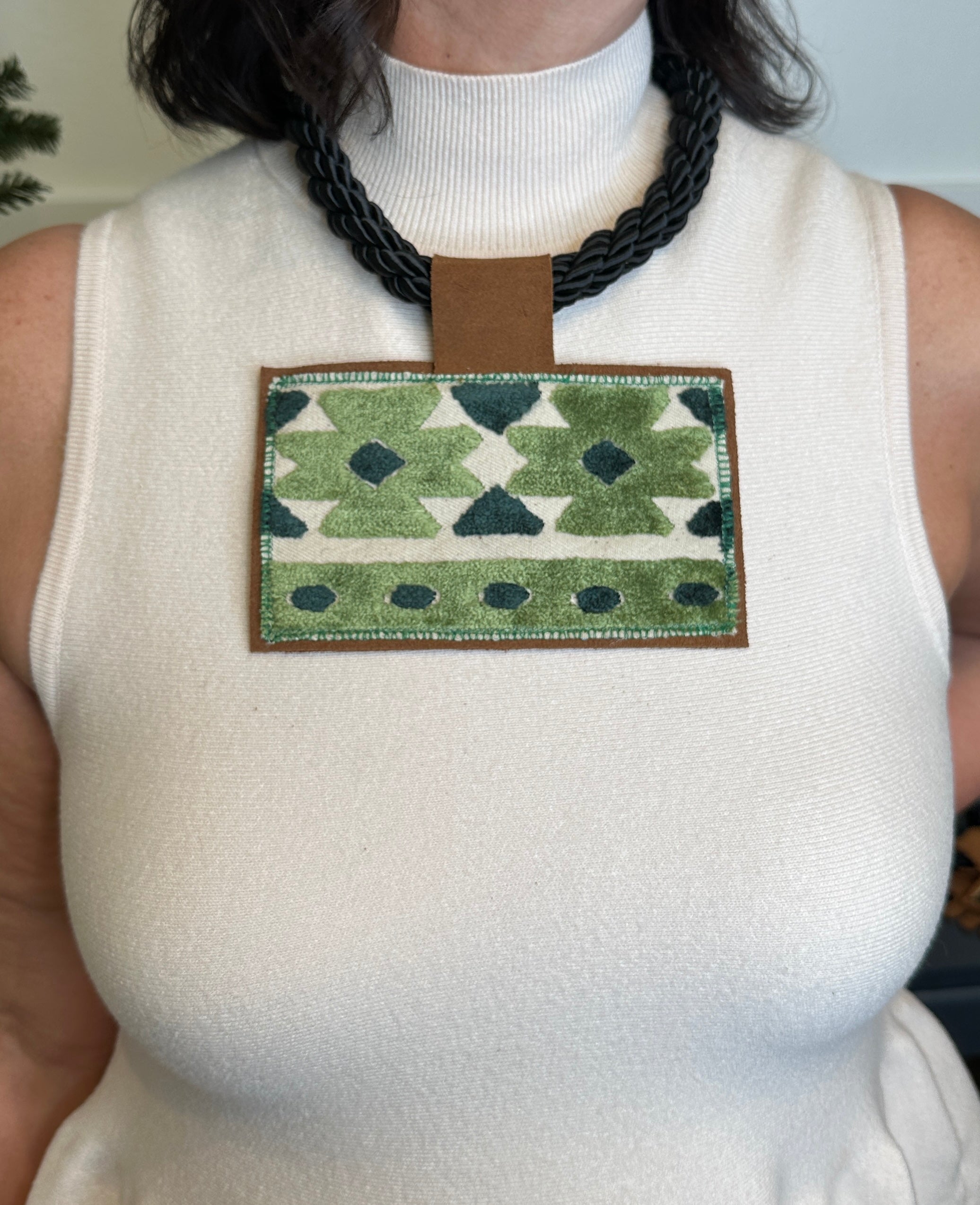 Aspen Kilim Pendant Choker