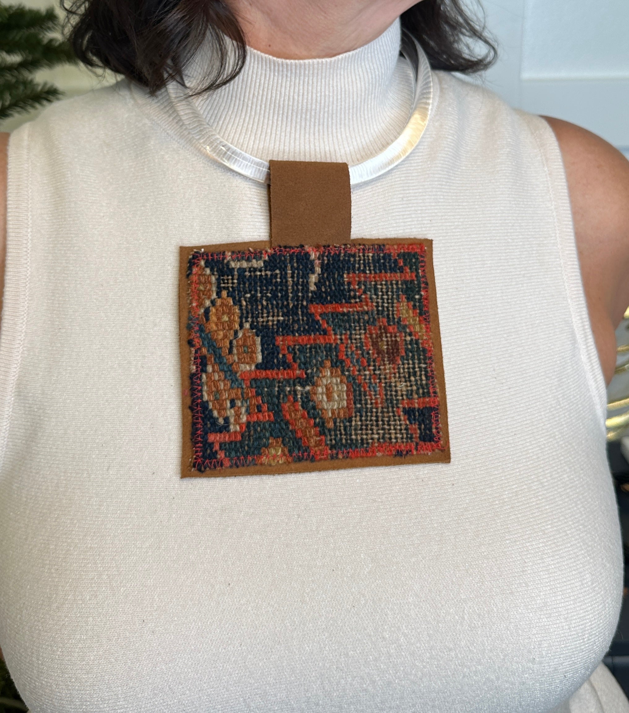 Aspen Kilim Pendant Necklace