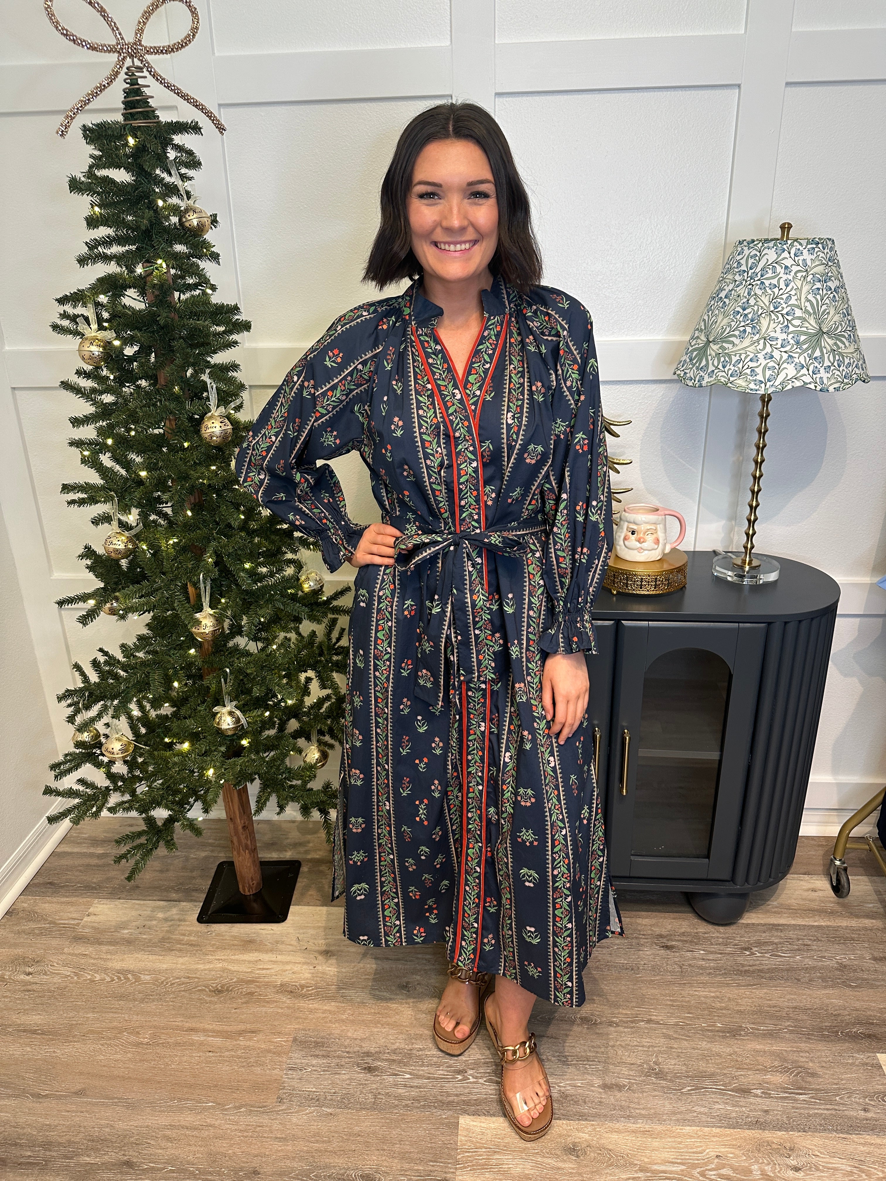 The Midnight Blossom Maxi