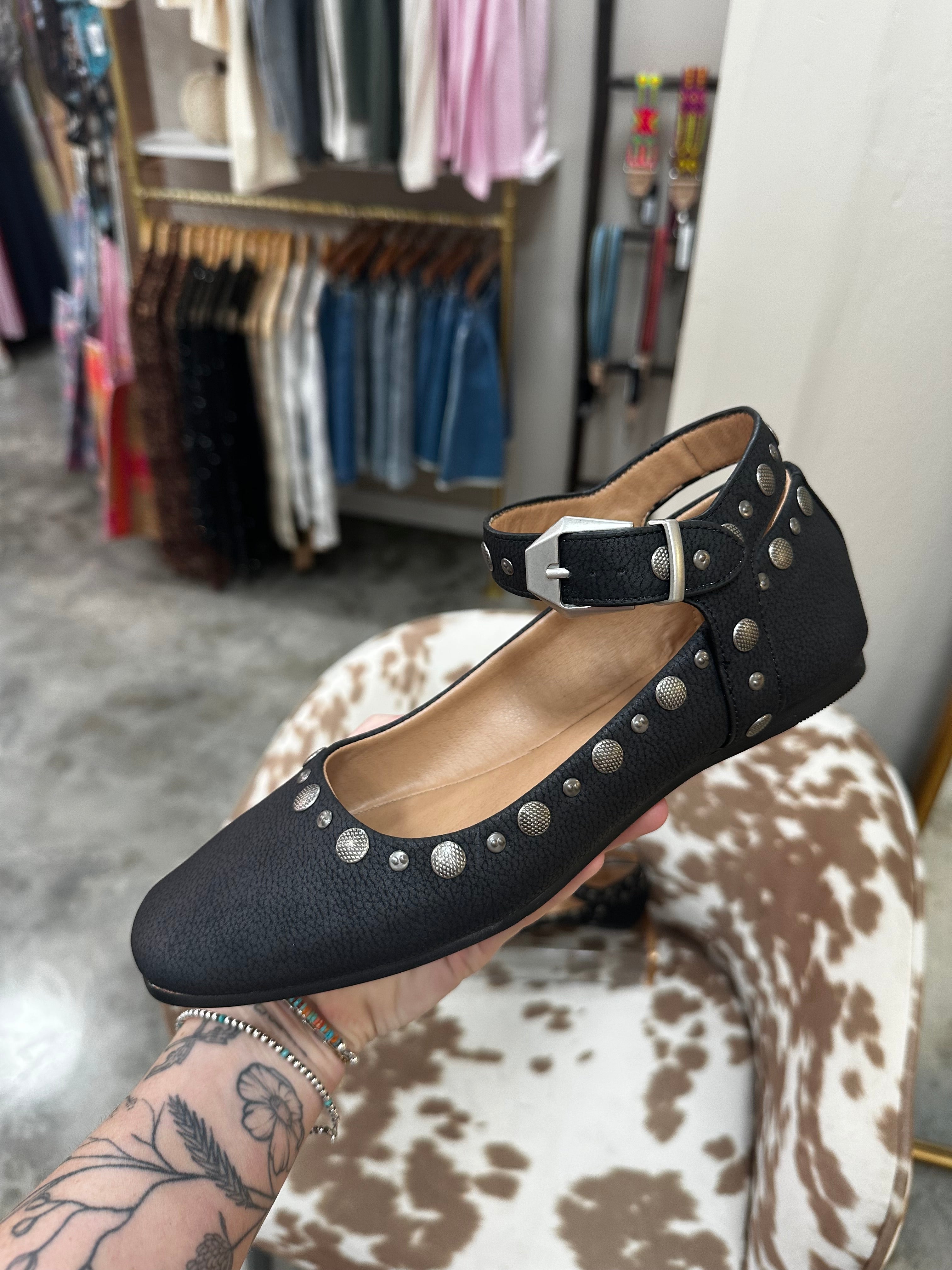 Mystic Studded Flats
