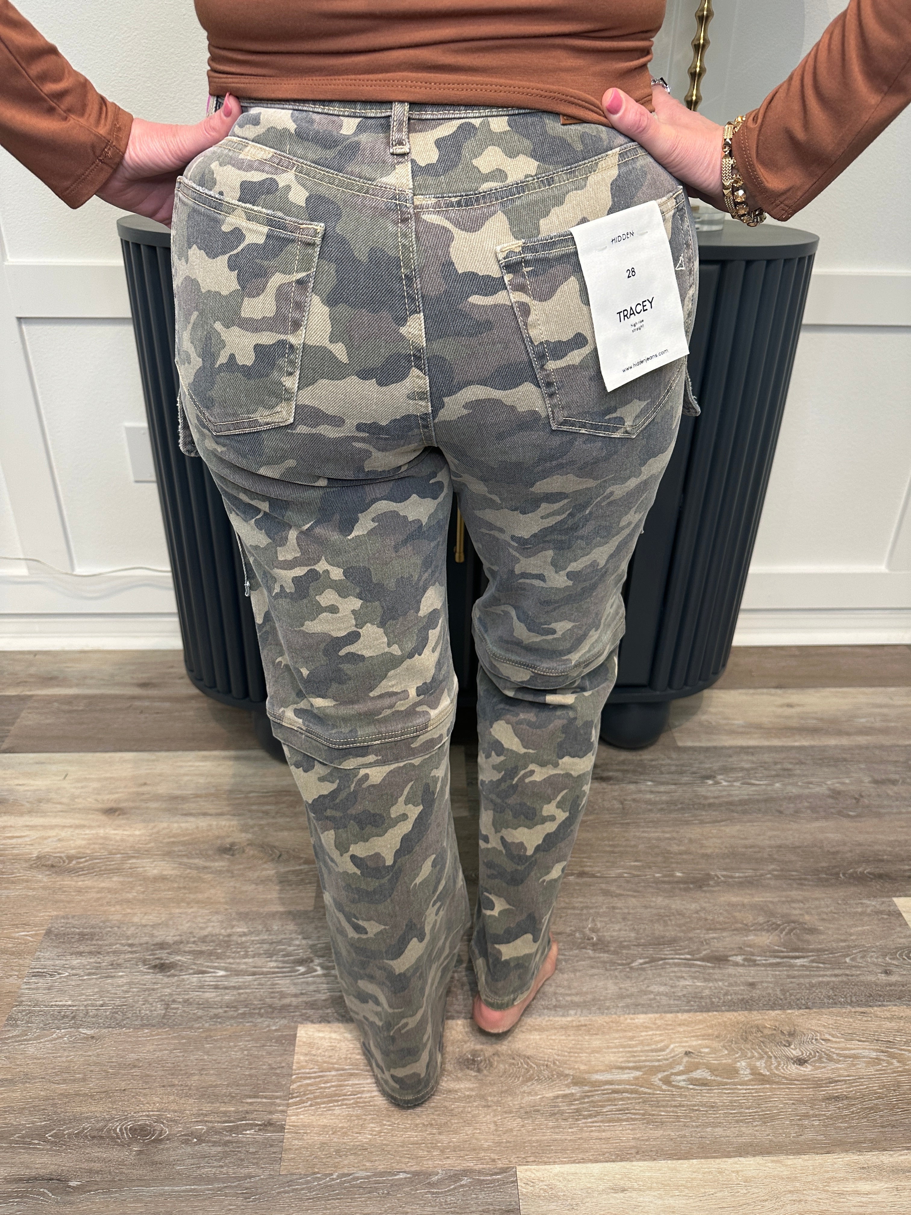 Hidden Camouflage Cargo Jeans