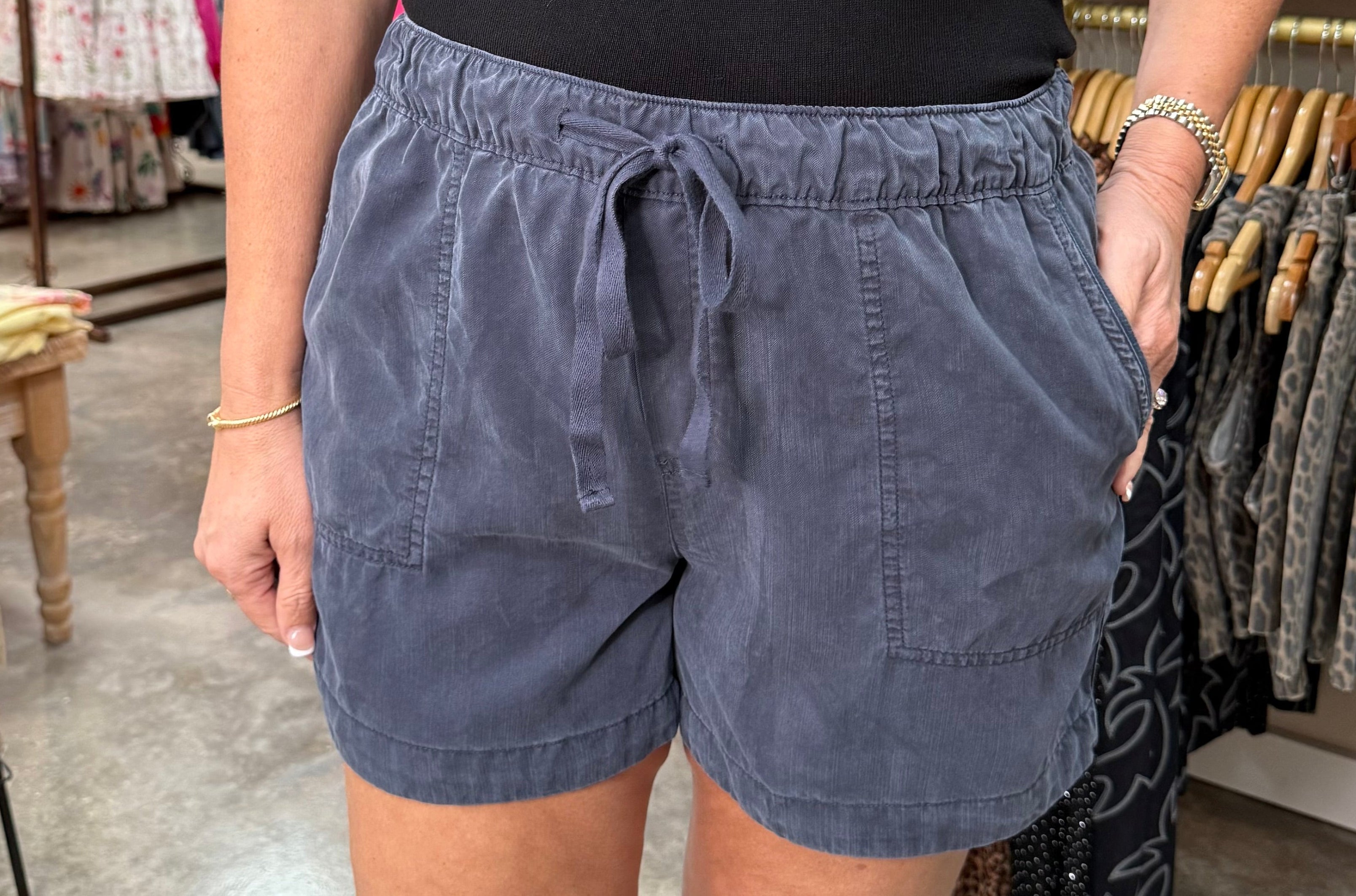 The Harper Tencel Shorts