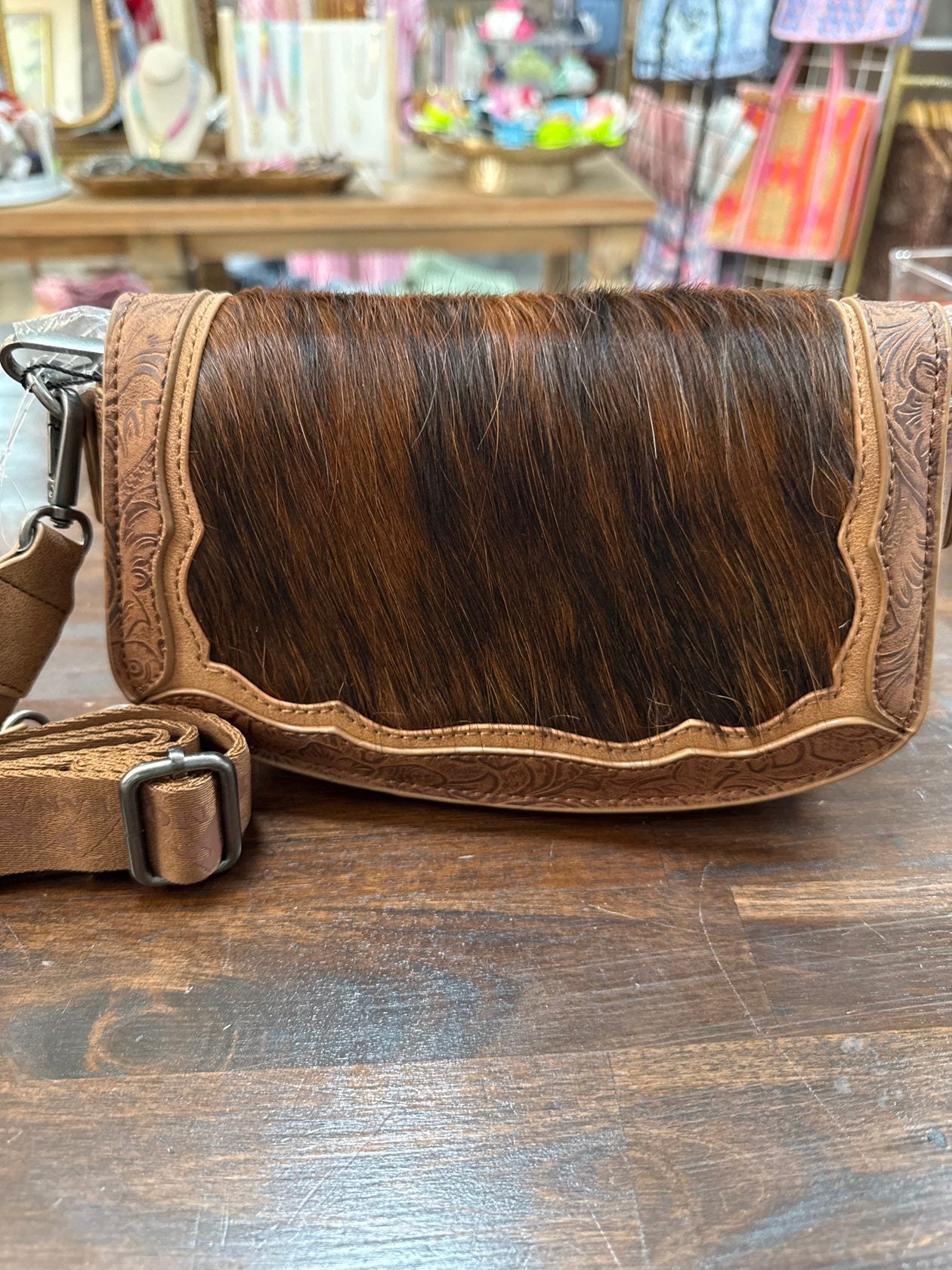 Montana West Mini Shoulder Bag/Crossbody/Clutch -Brown