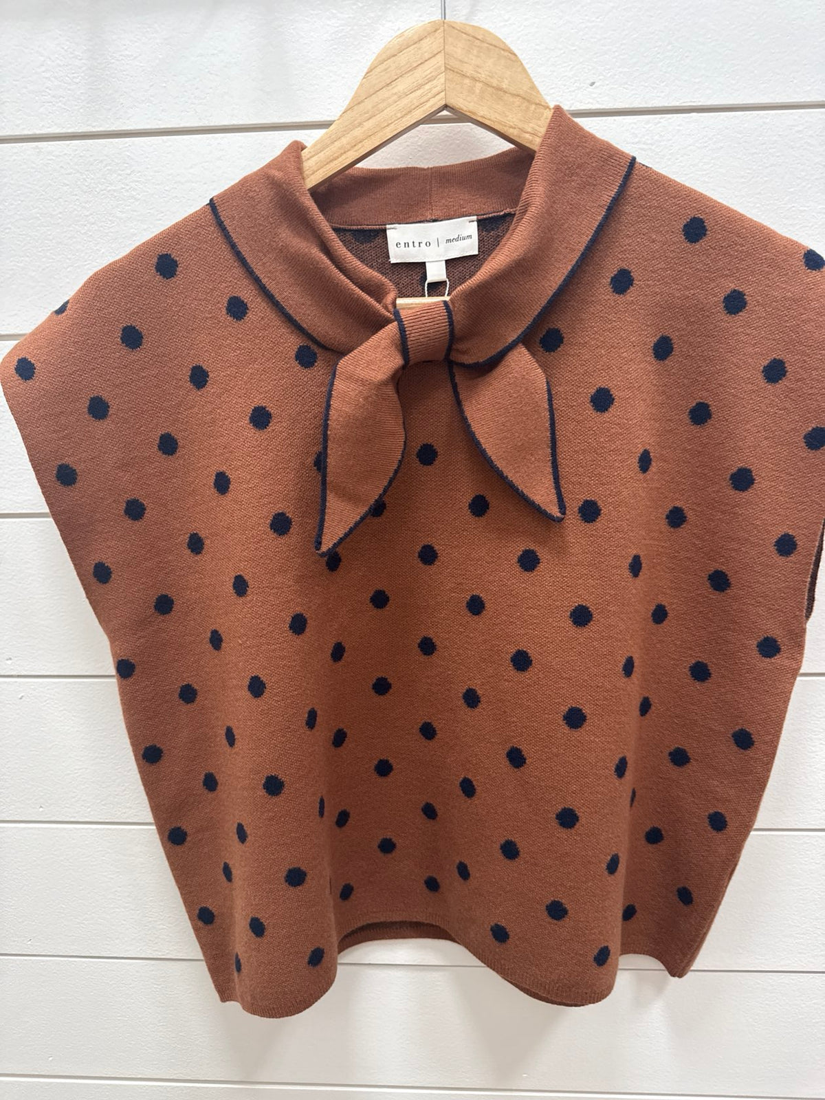 Camel Collar Top