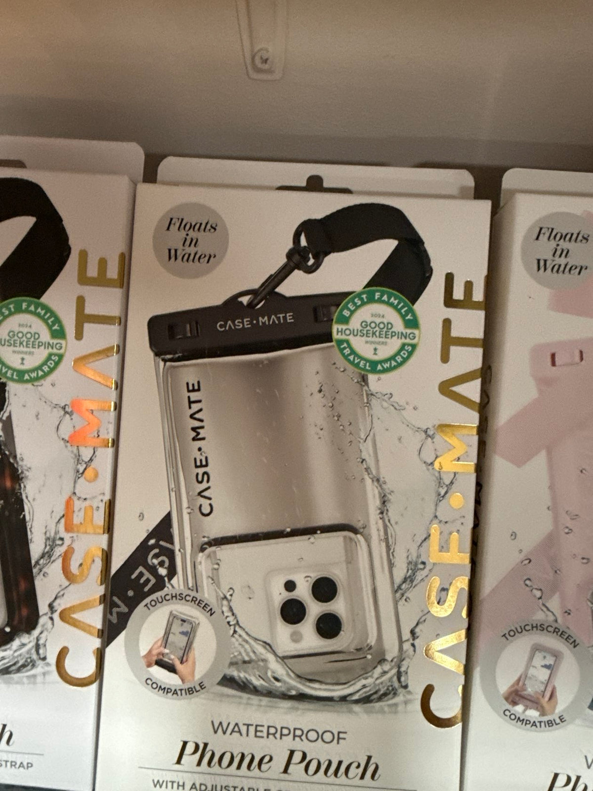CASE MATE Waterproof Floating Case- Silver Chrome