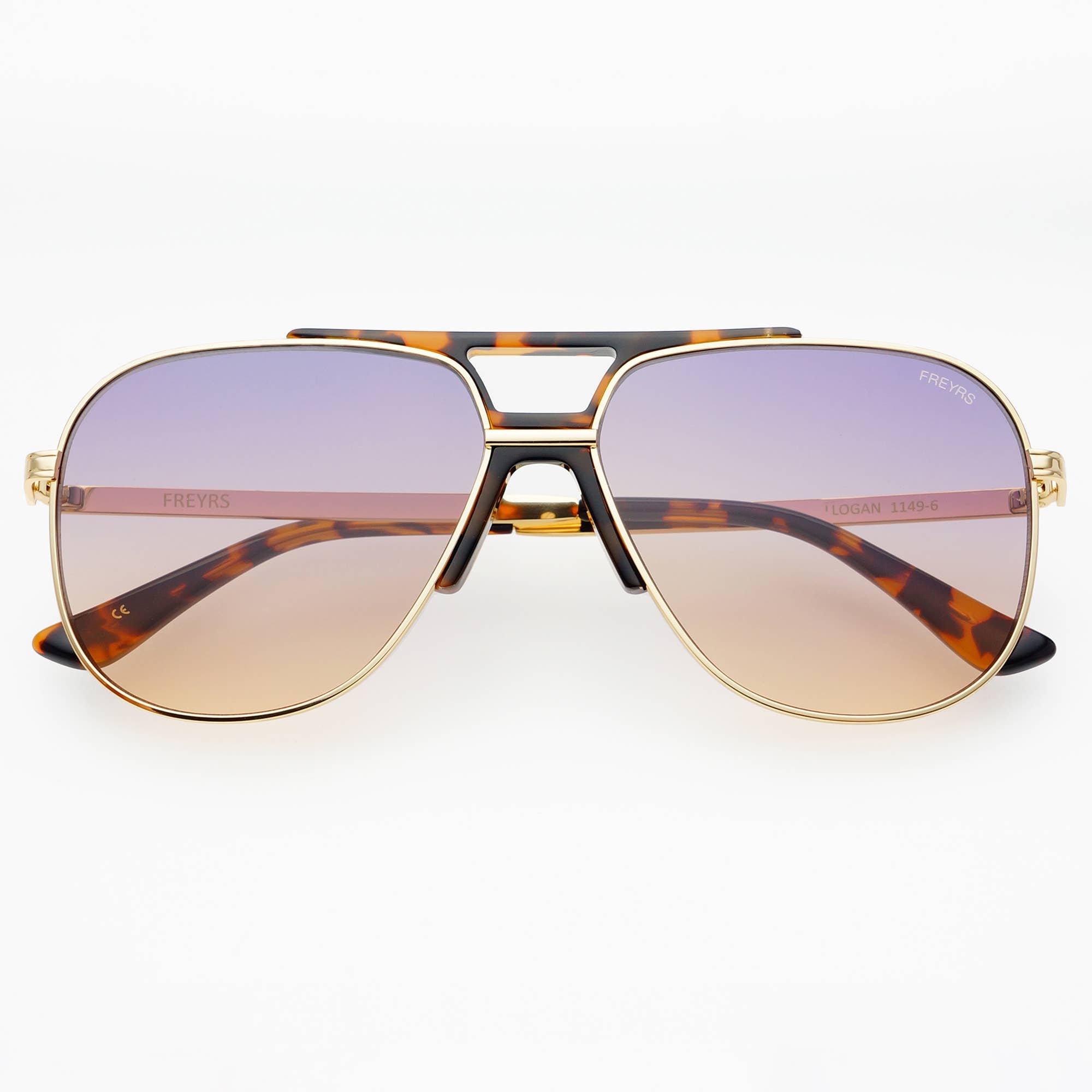 Logan Aviator Unisex Sunglasses