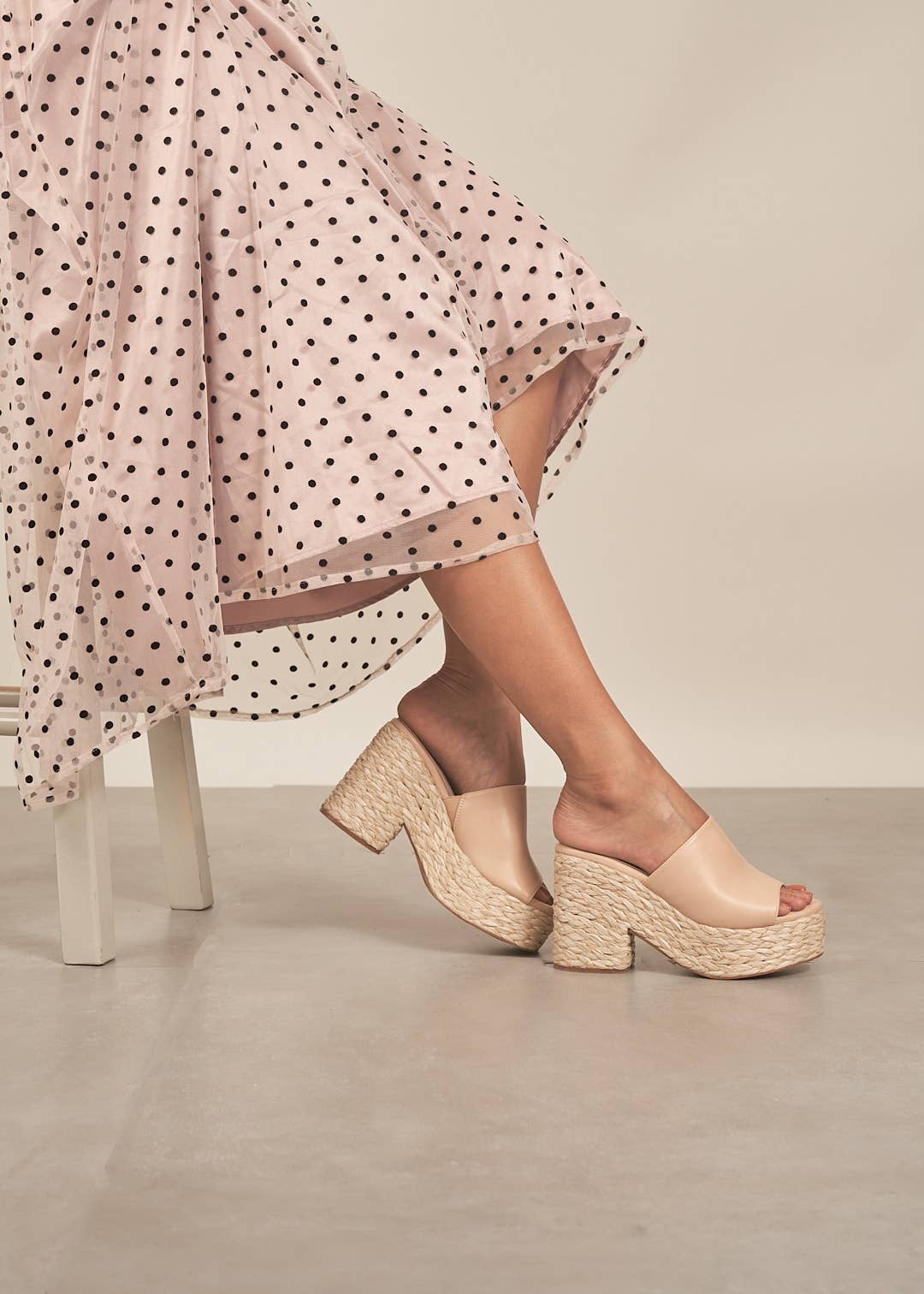 ASHLYN RAFFIA HEELS