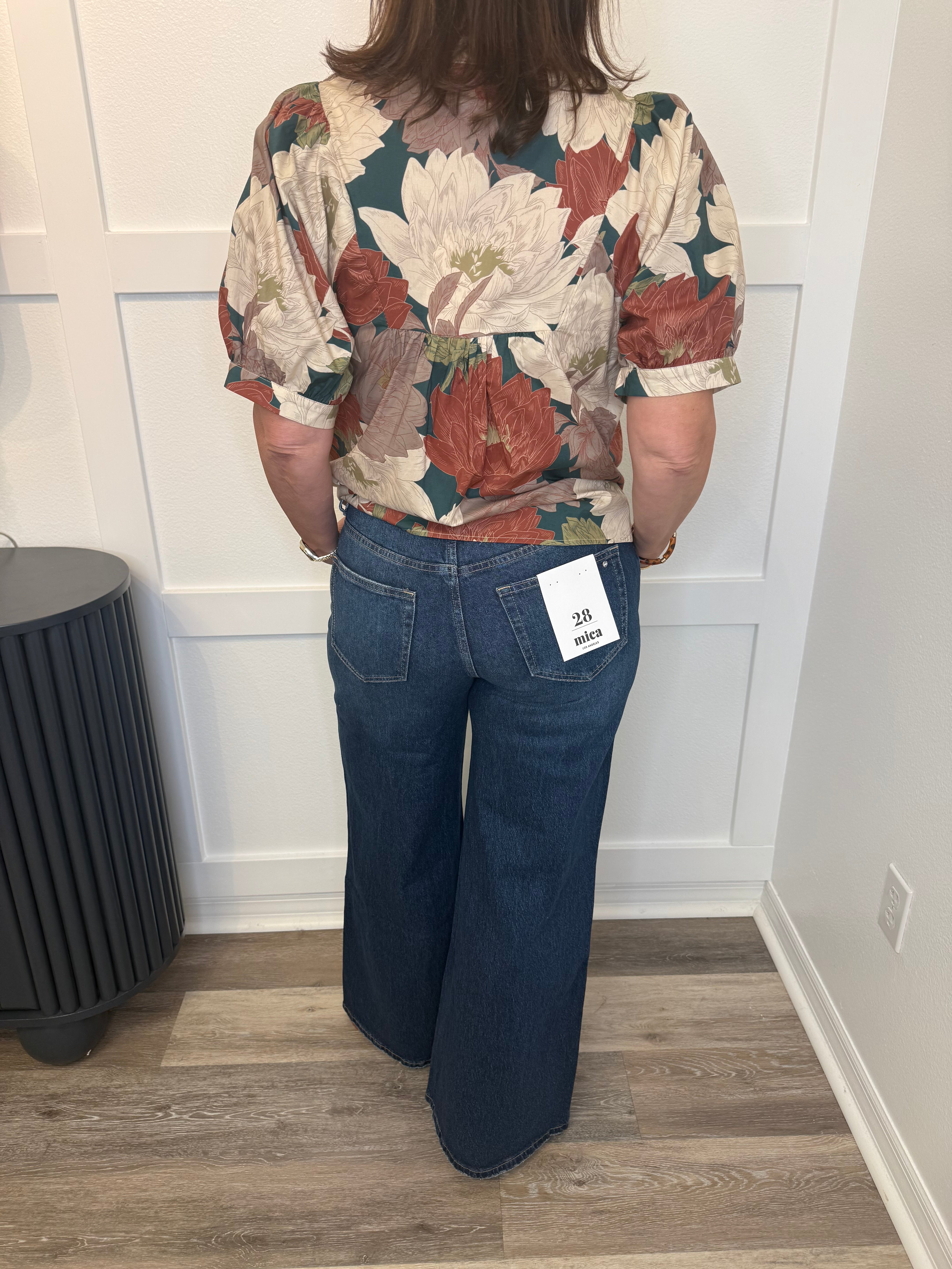 Mica Mid Rise Vintage Wide Leg Denim