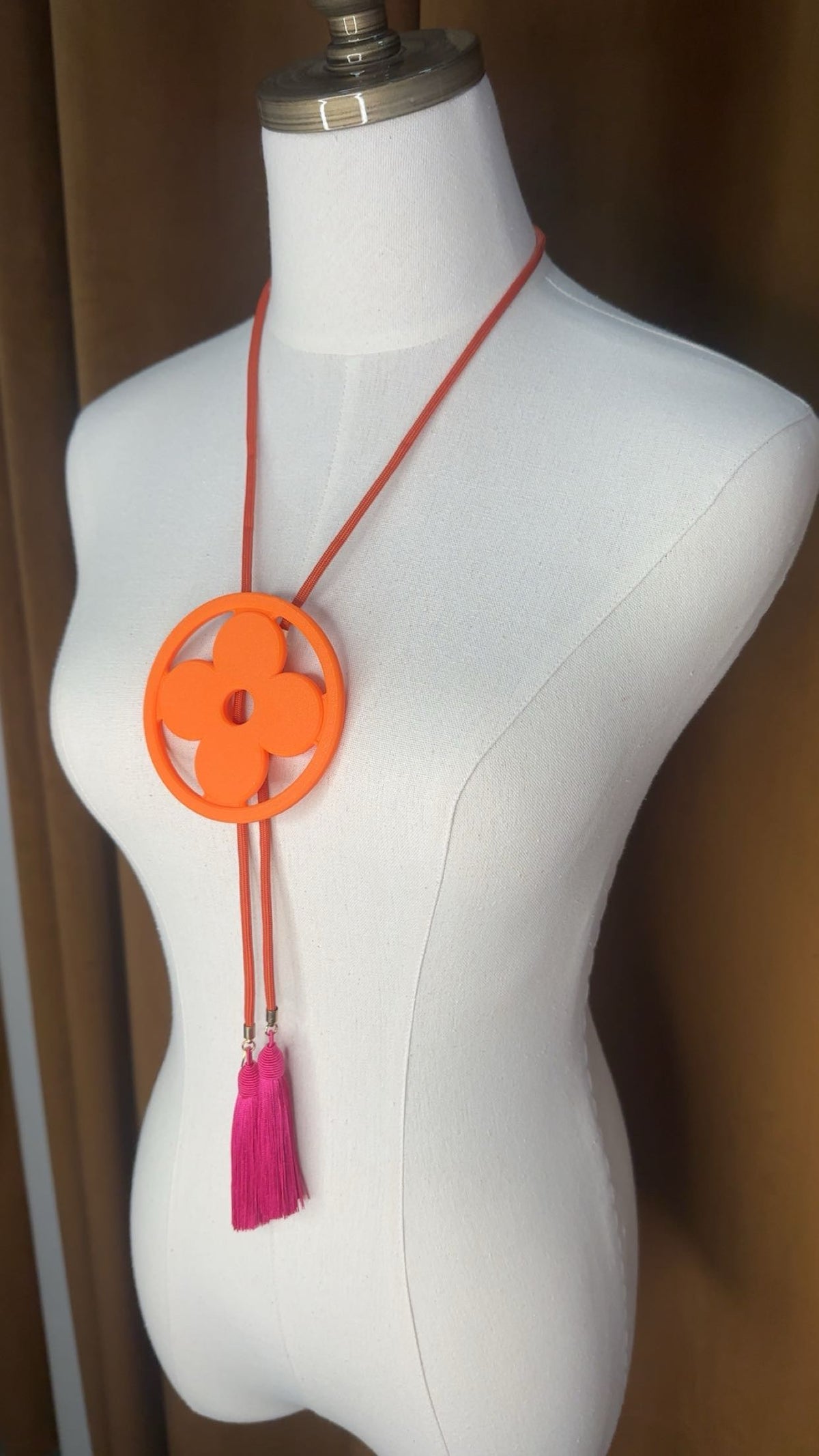 Clover Bolo Orange Citrus with Solar Orange & Fuchsia