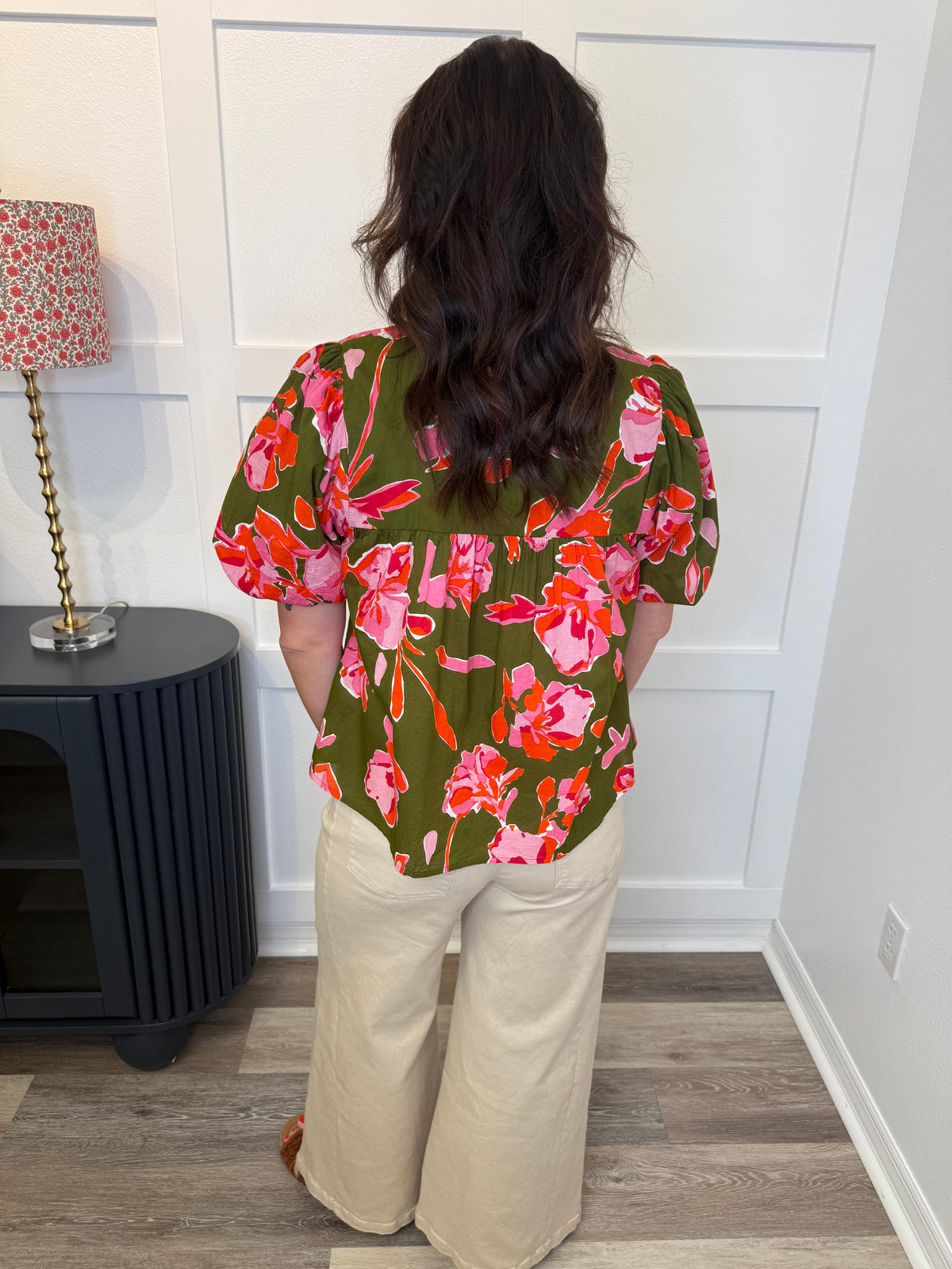 THML Olive Blossom Top