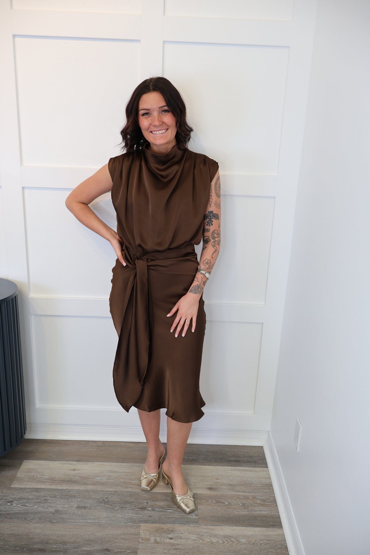 Elegant Satin Dress
