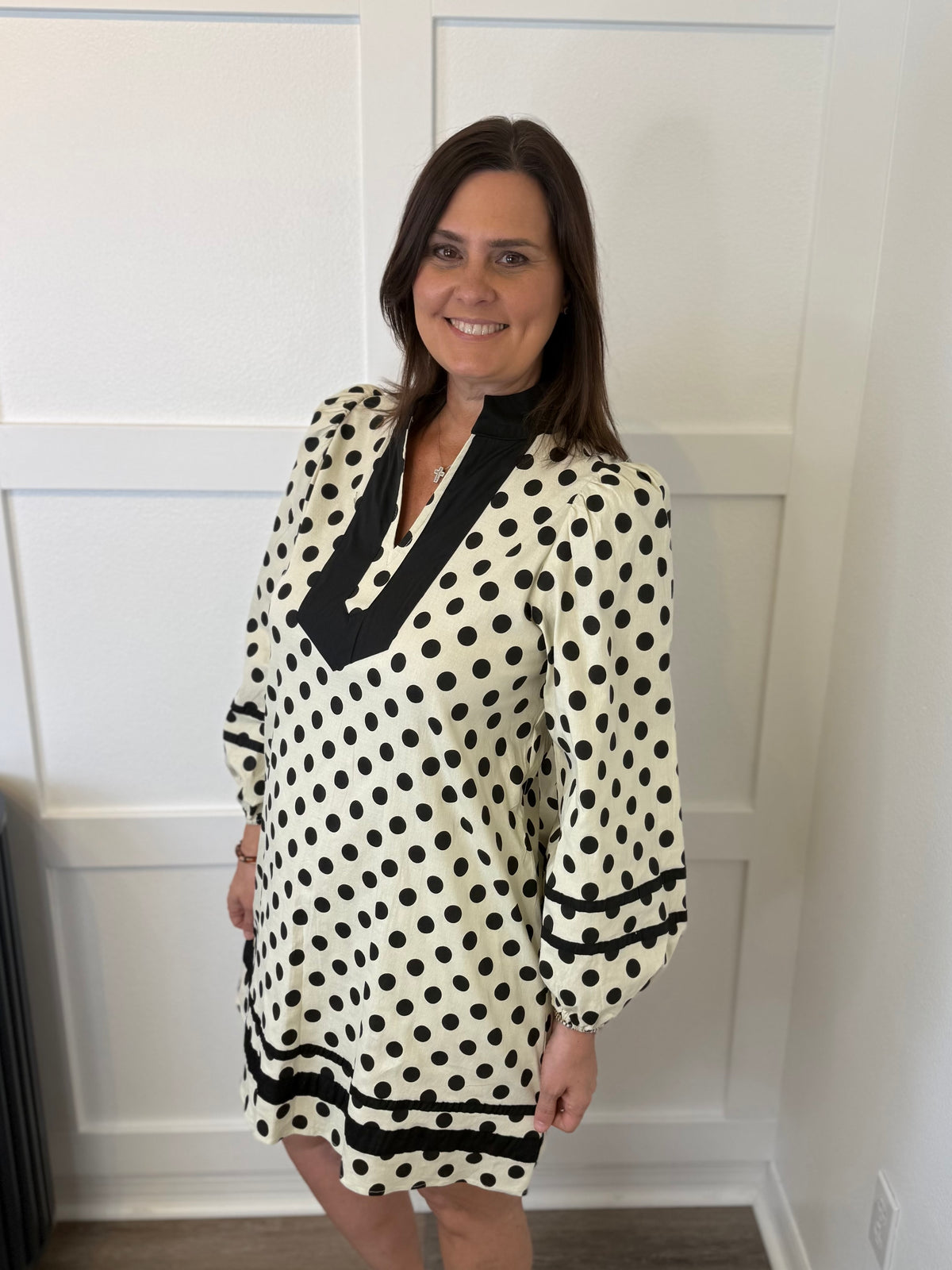 Black Polka Dot Dress