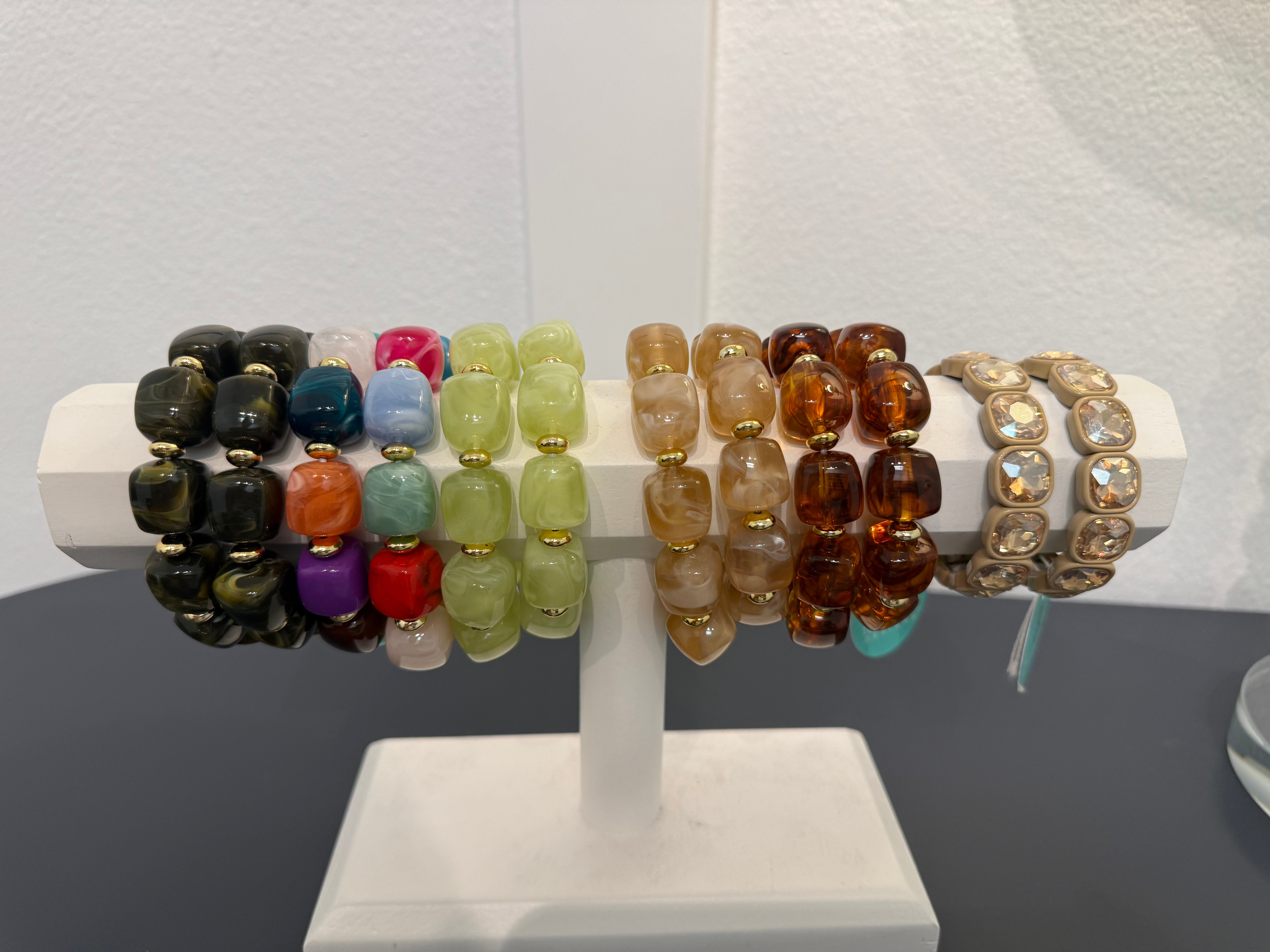 Chunky Bead Bracelet- Multi Color