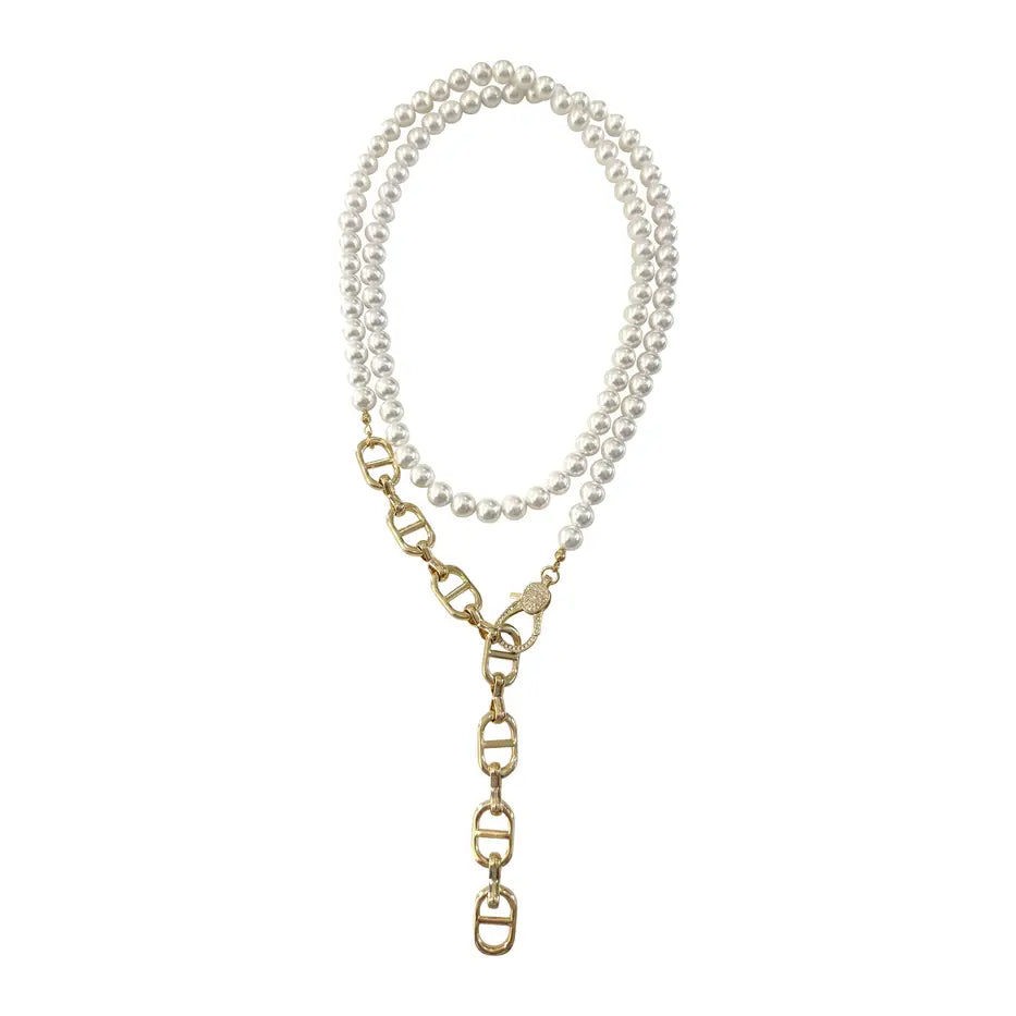 Bennett Pearl Drop Necklace