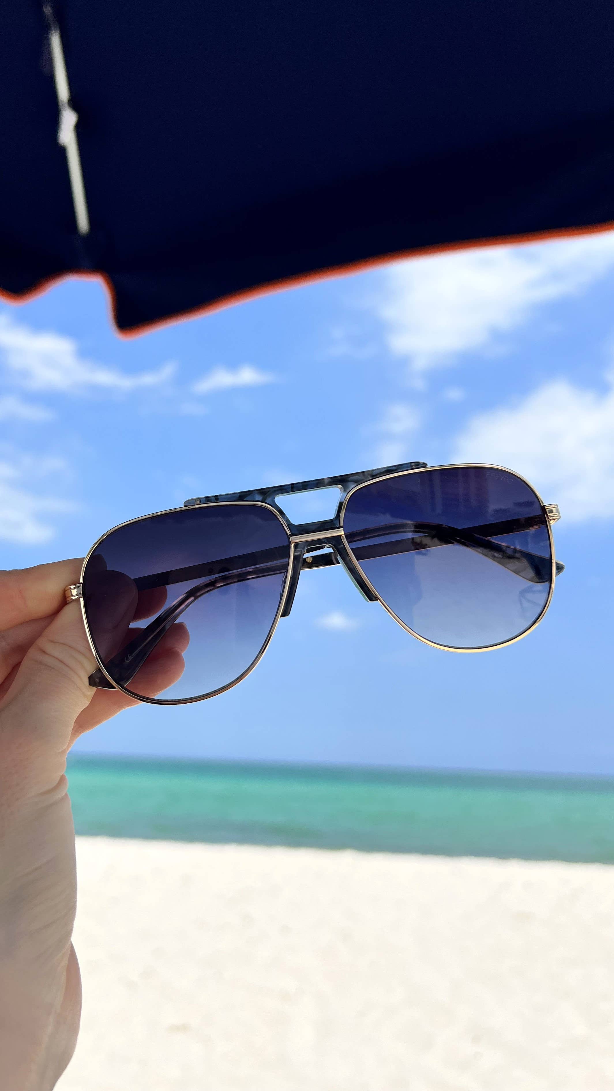 Logan Aviator Unisex Sunglasses