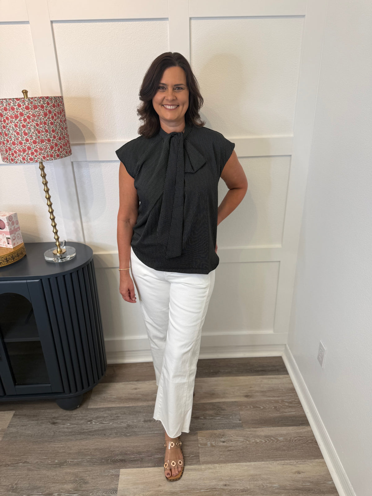 Timeless Pin Stripe Top
