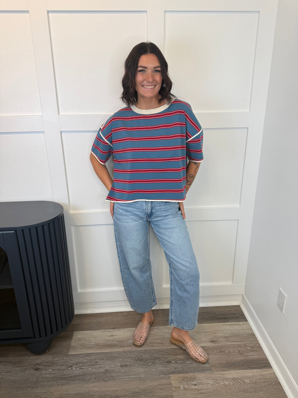 Americana Stripe Top