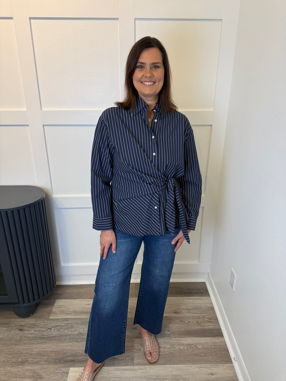 Side Note Striped Top