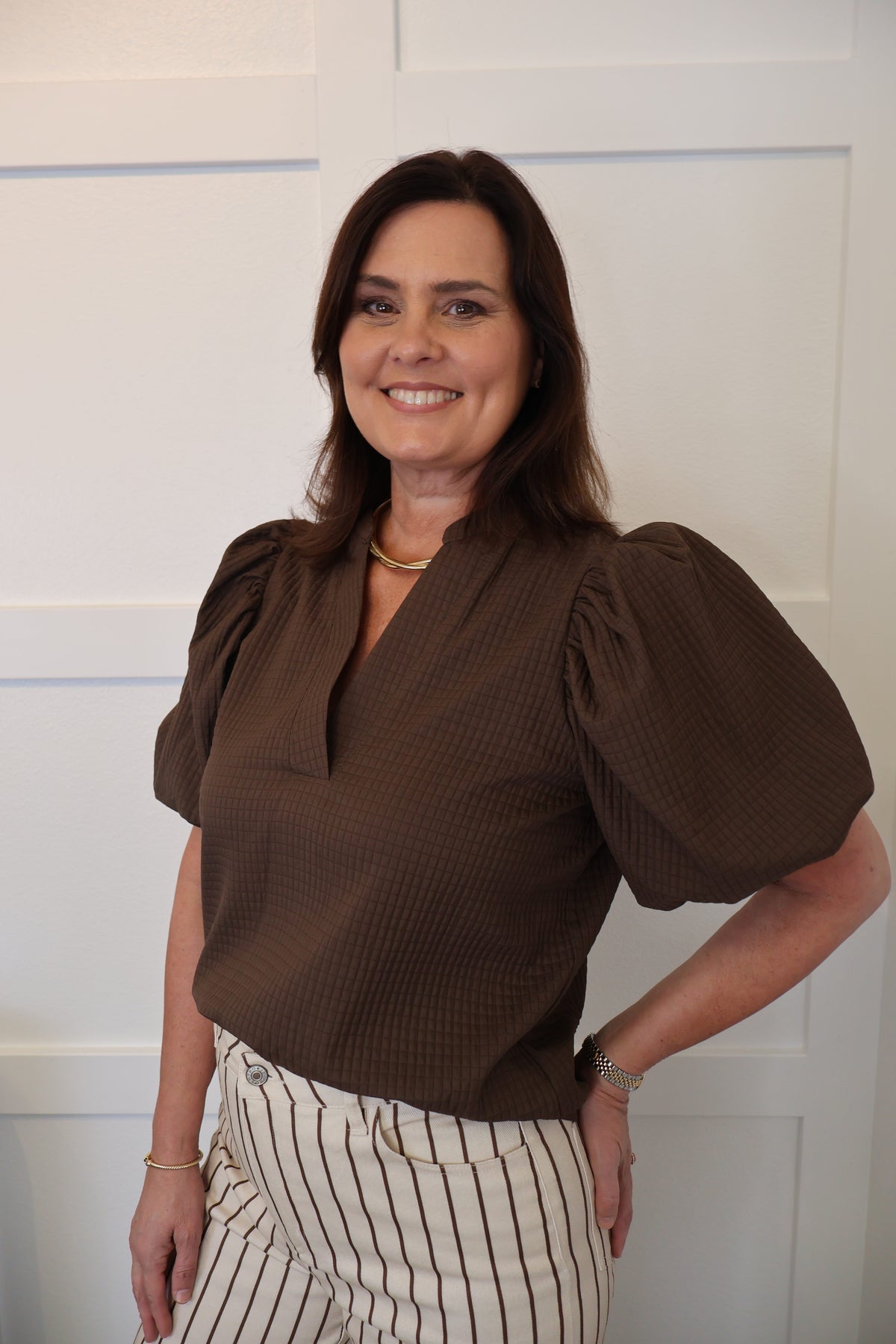 The Sutton Puff Sleeve Top