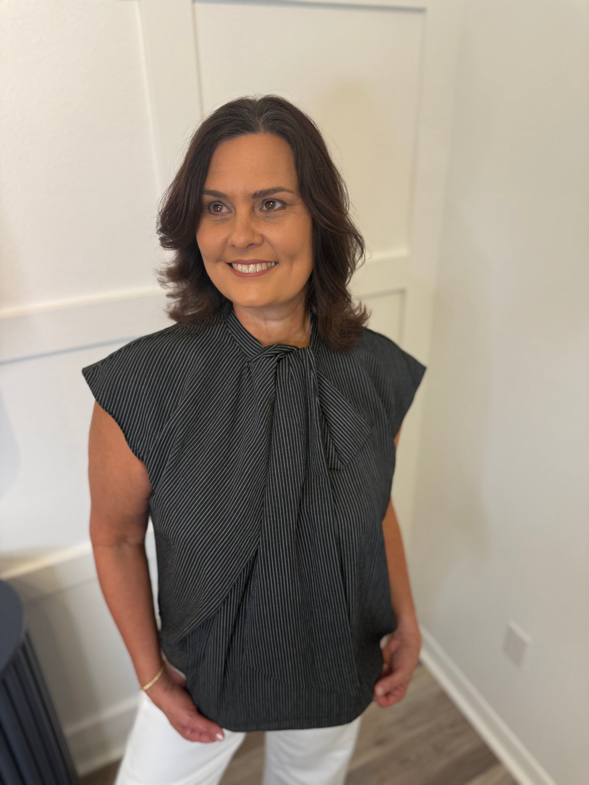 Timeless Pin Stripe Top