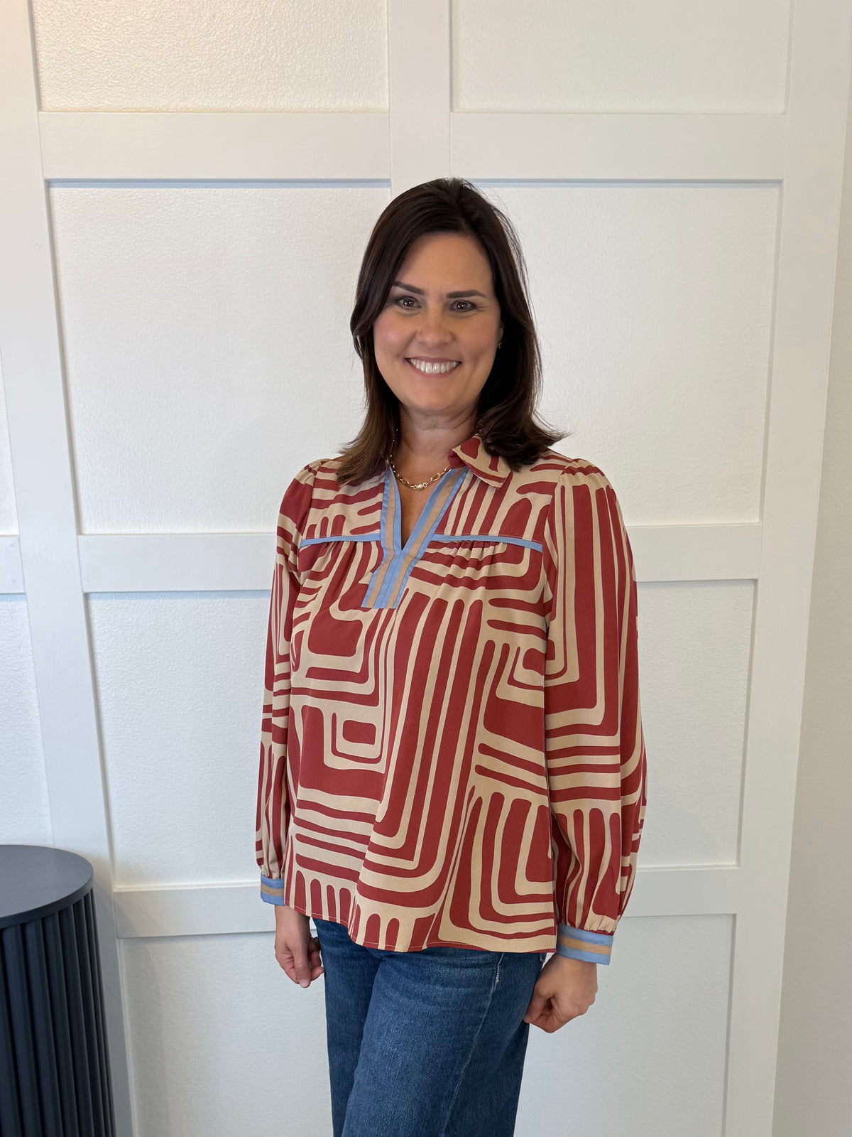 Marsala Muse Top
