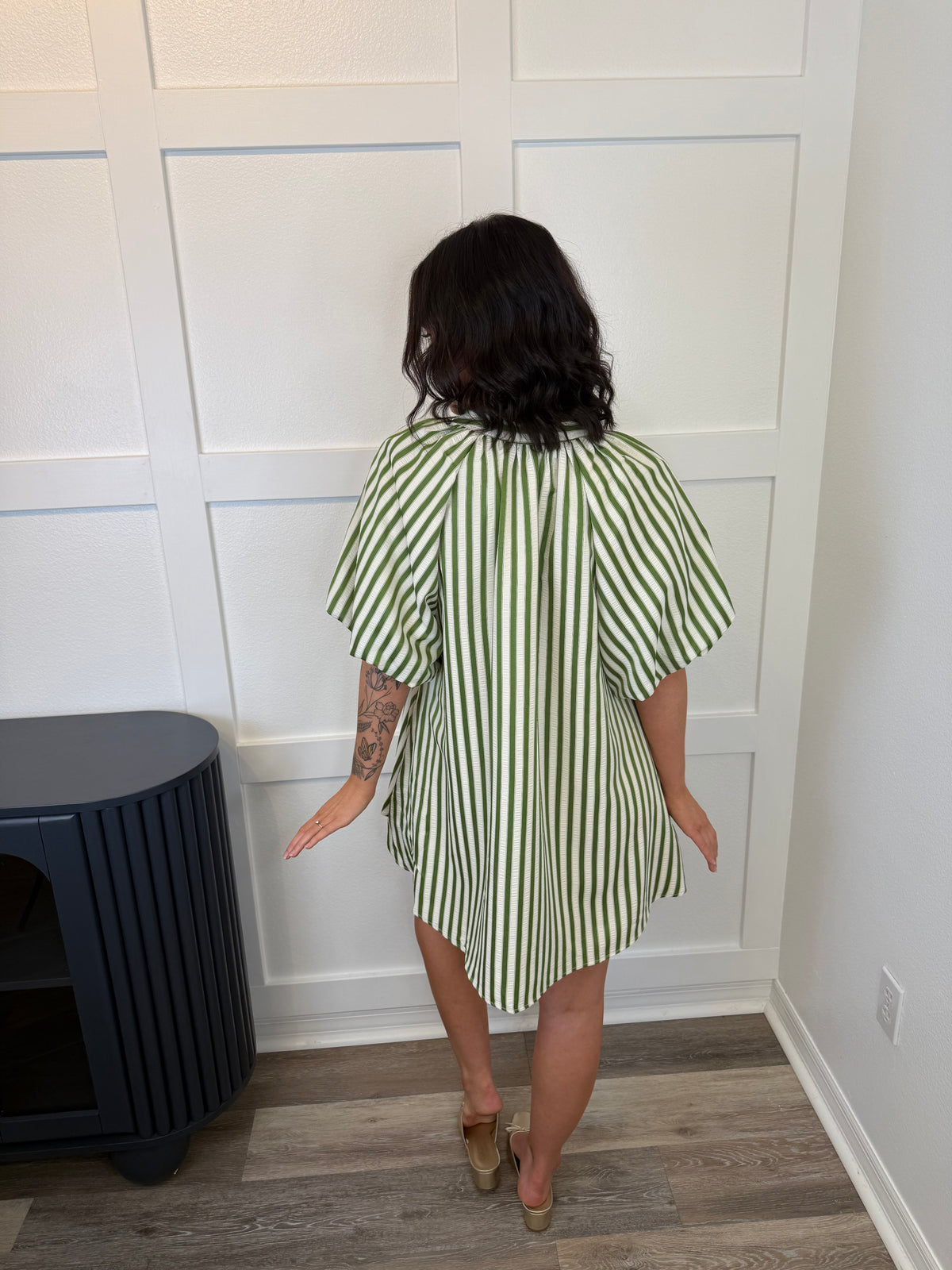 Striped Midi Dress